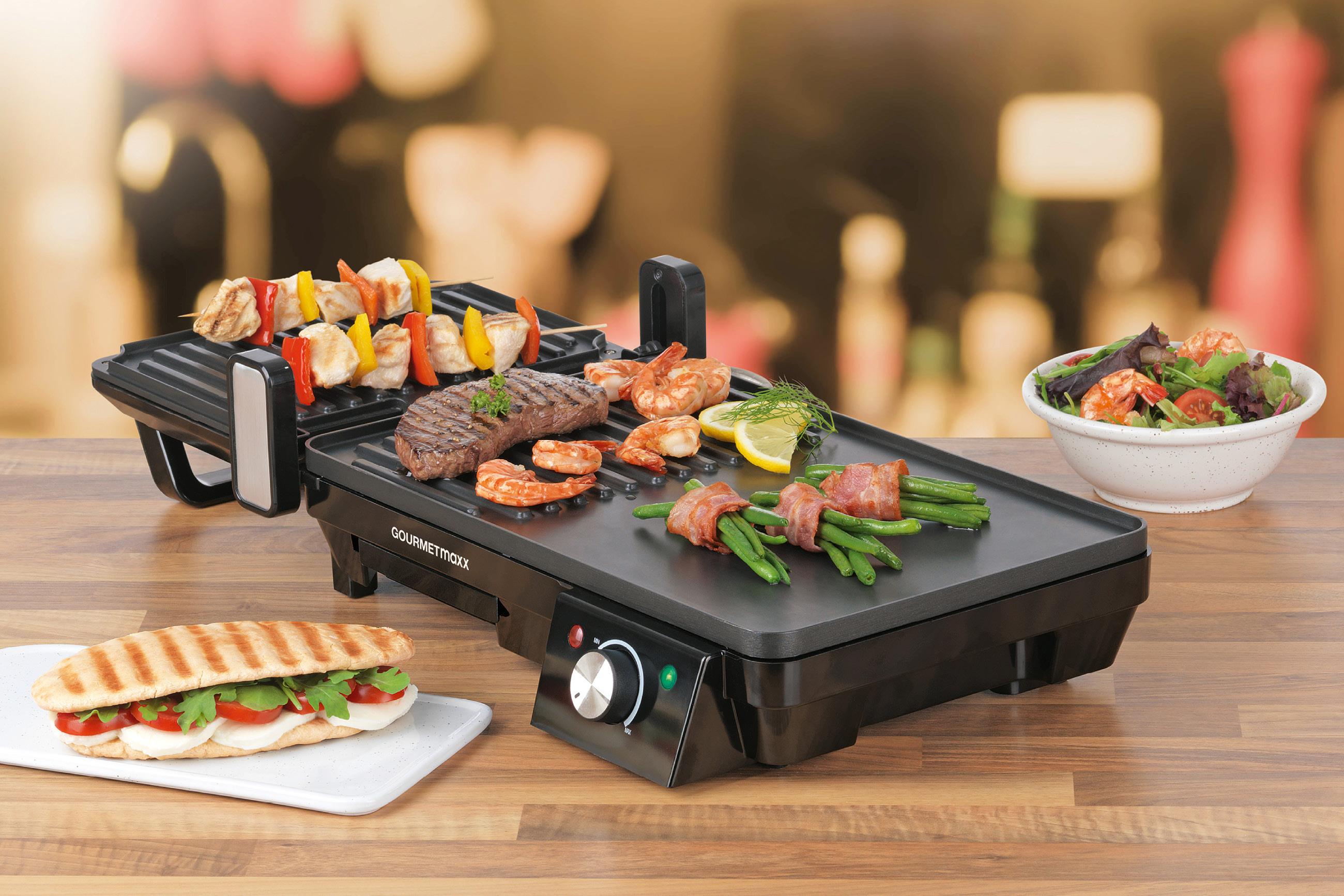 Aluminium-Elektrogrill mit Antihaftbeschichtung
