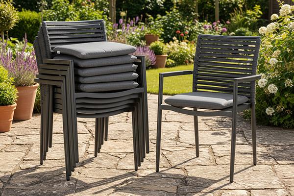 Gartensessel-stappelbar