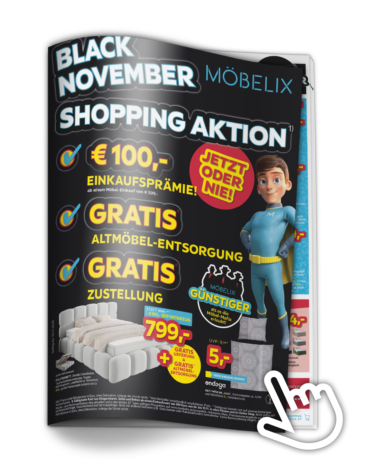Black November Shopping Aktion Prospekt