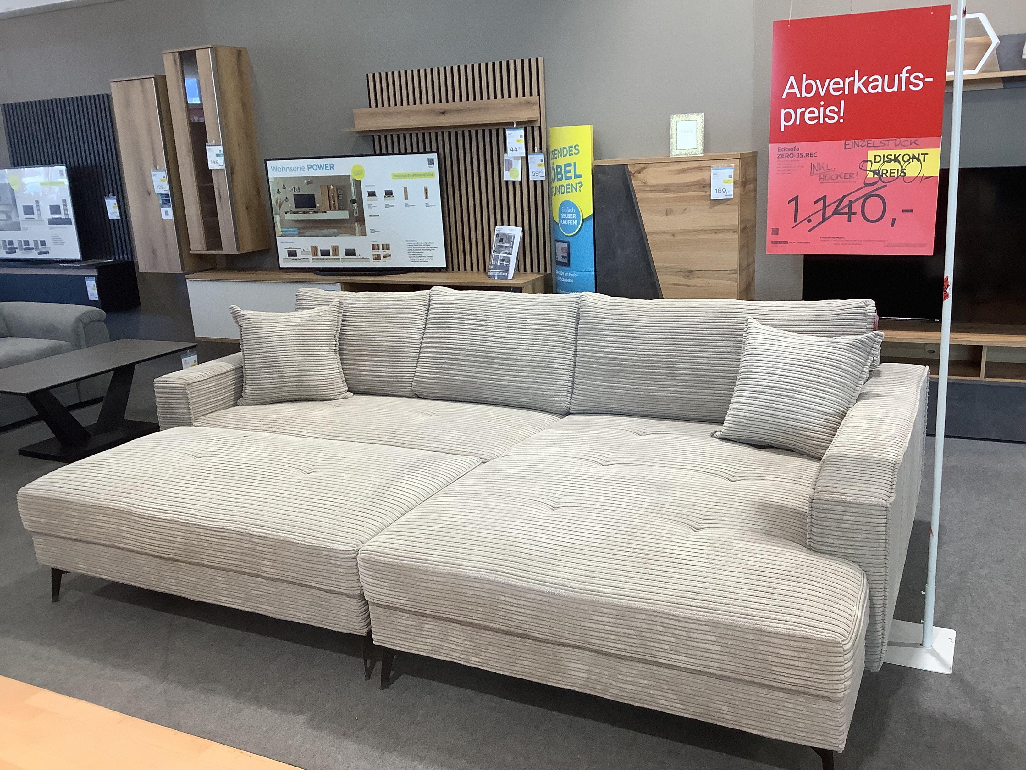 Wohnlandschaft ZERO EINZELSTÜCK