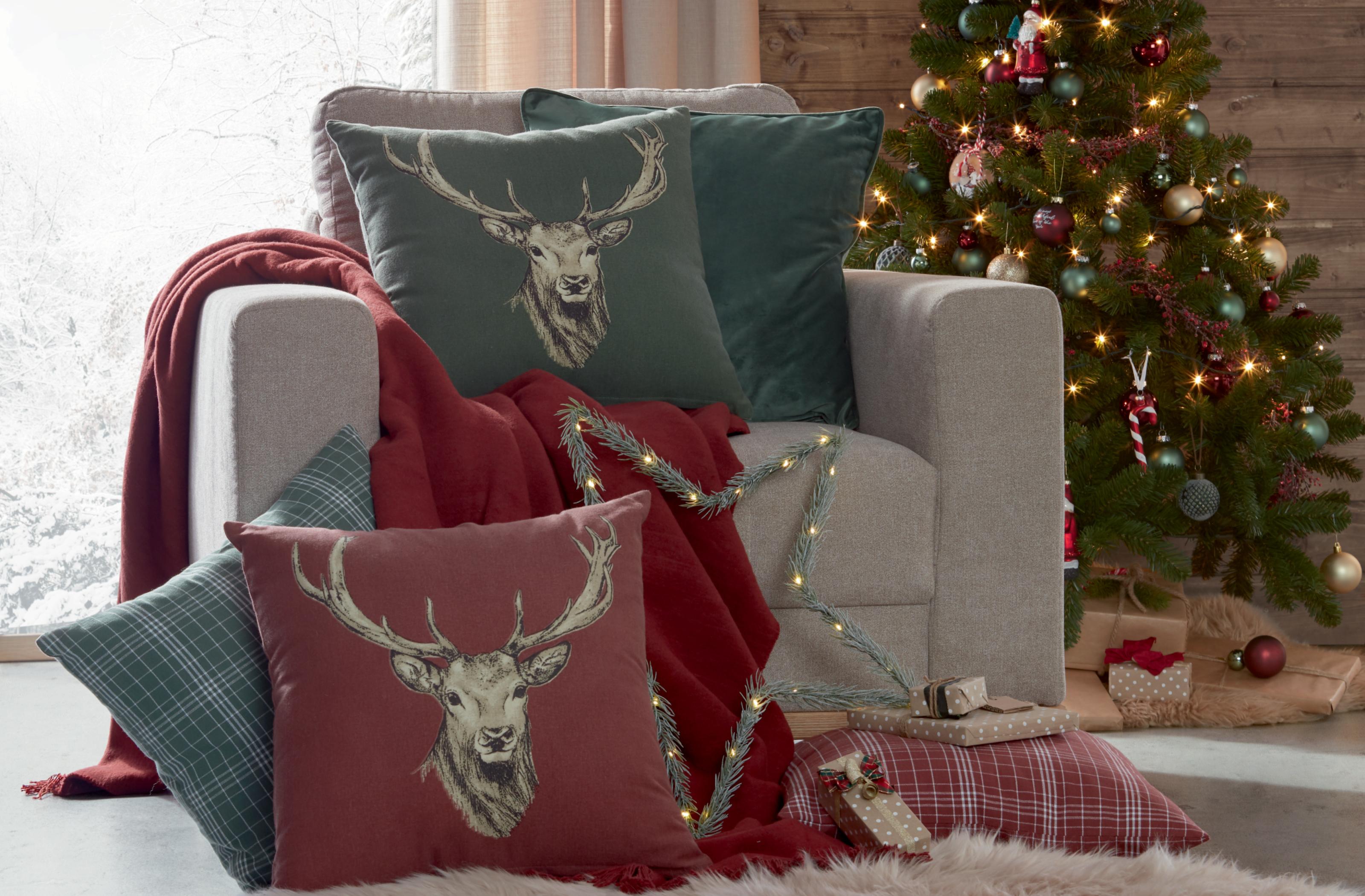 Rustic Christmas, dekora?n� vank�?e a deky