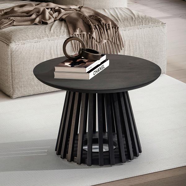 Čierne odkladacie stolíky