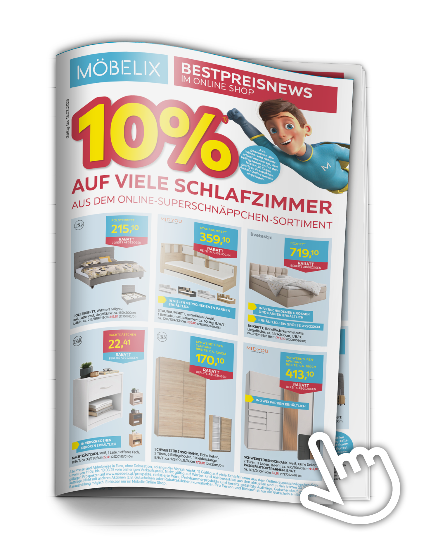 Prospekt -10% auf viele Schlafzimmer