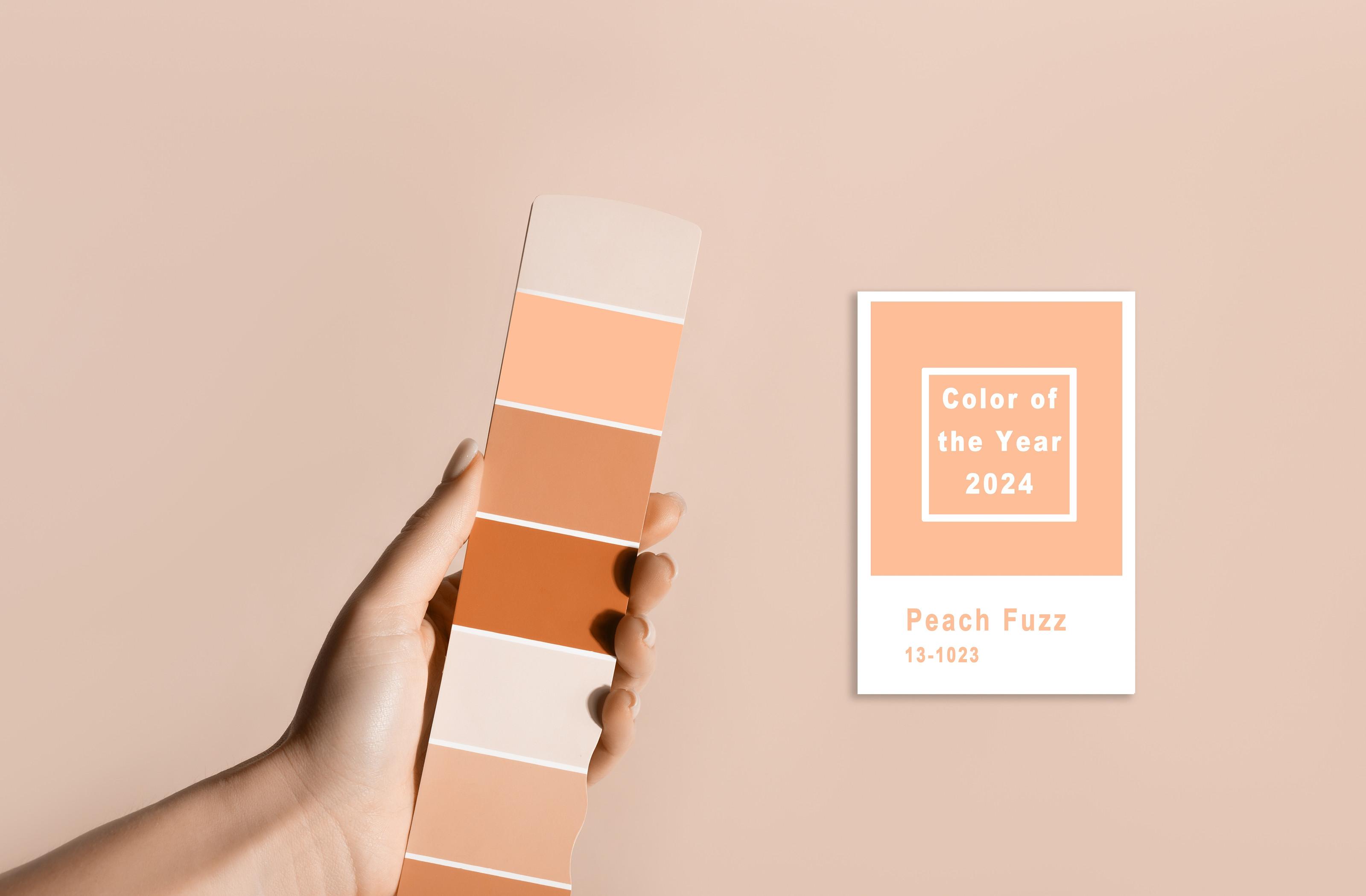 farba roka 2024 Peach Fuzz - Pantone Color Institute