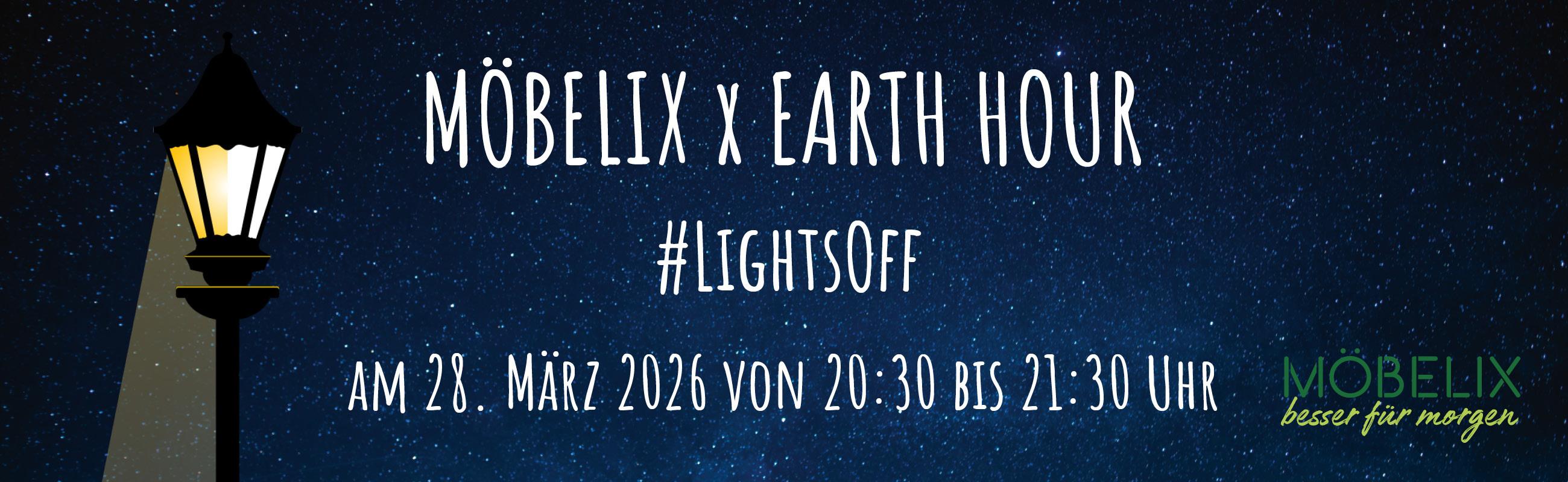Möbelix x Earth Hour #lightsoff am 28.März 2026img_ic_frontpage_earth_hour_2026on 20:30 bis 21:30 Uhr