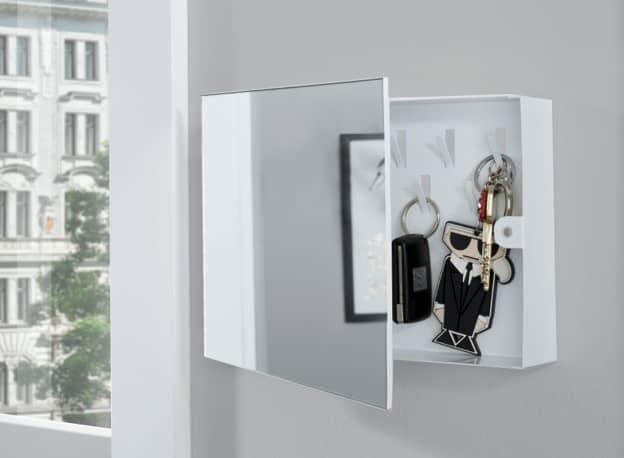Schlüsselkasten mit Spiegelfront