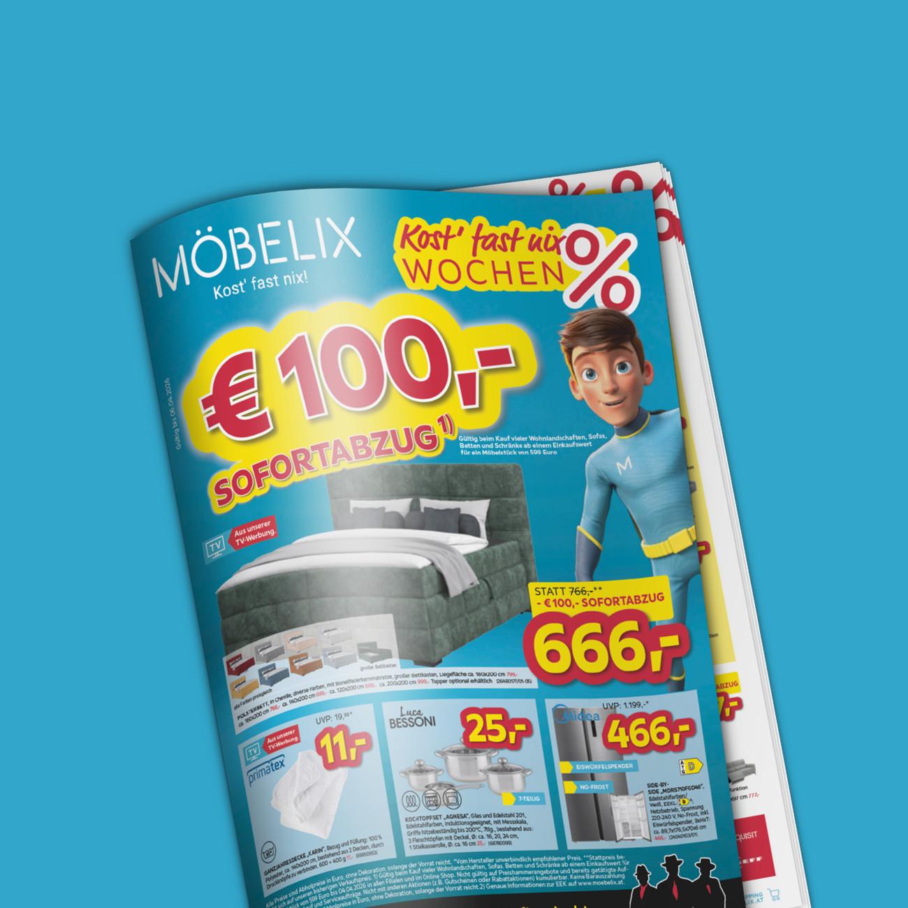 € 100,- Sofortabzug Kost fast nix Wochen