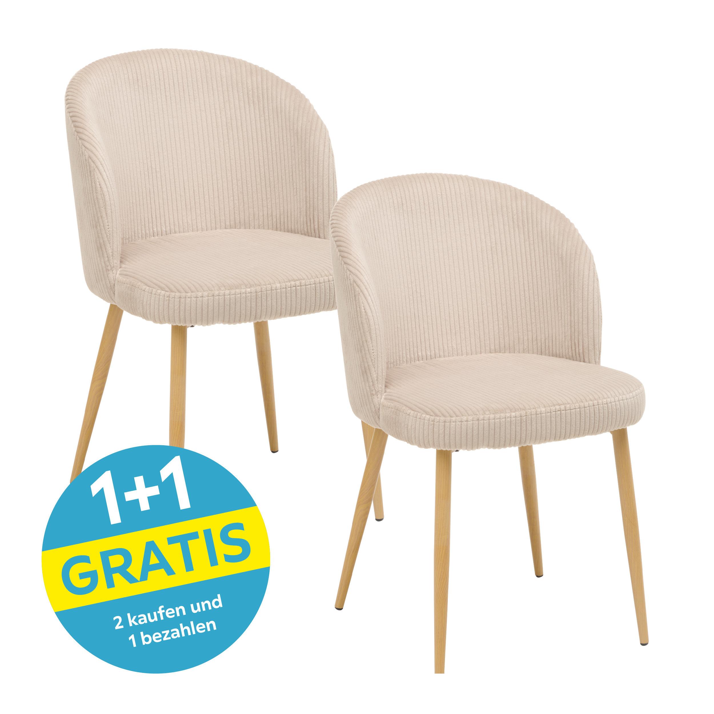 Polsterstuhl Feri Beige