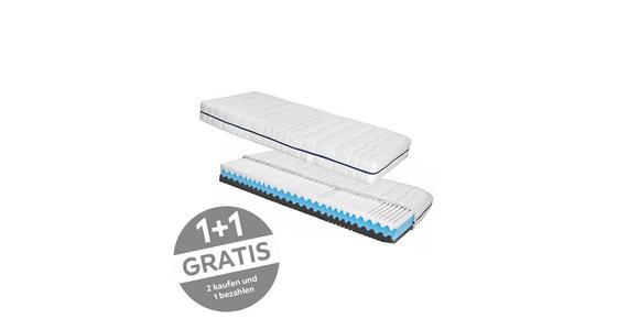 Komfortschaummatratze Silvy 90x200 cm H2/H3 H: 23 cm - Weiß, Basics (90/200cm) - Primatex