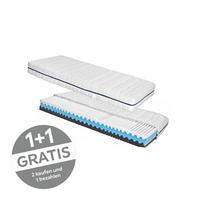 Komfortschaummatratze Silvy 90x200cm Mittelfest - Weiß, Basics (90/200cm) - Primatex