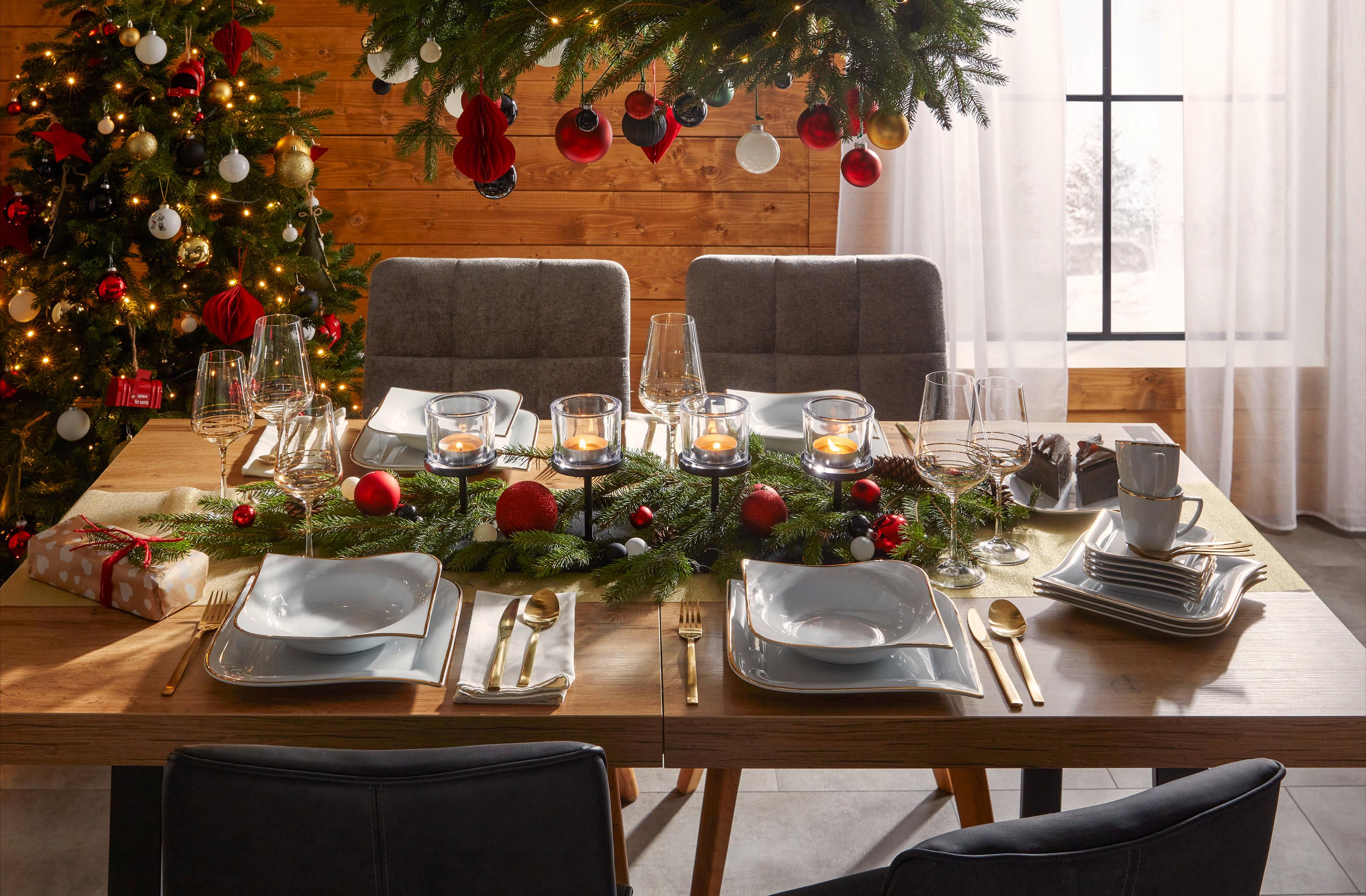 vánoční prostírání podle kolekce Christmas Fable