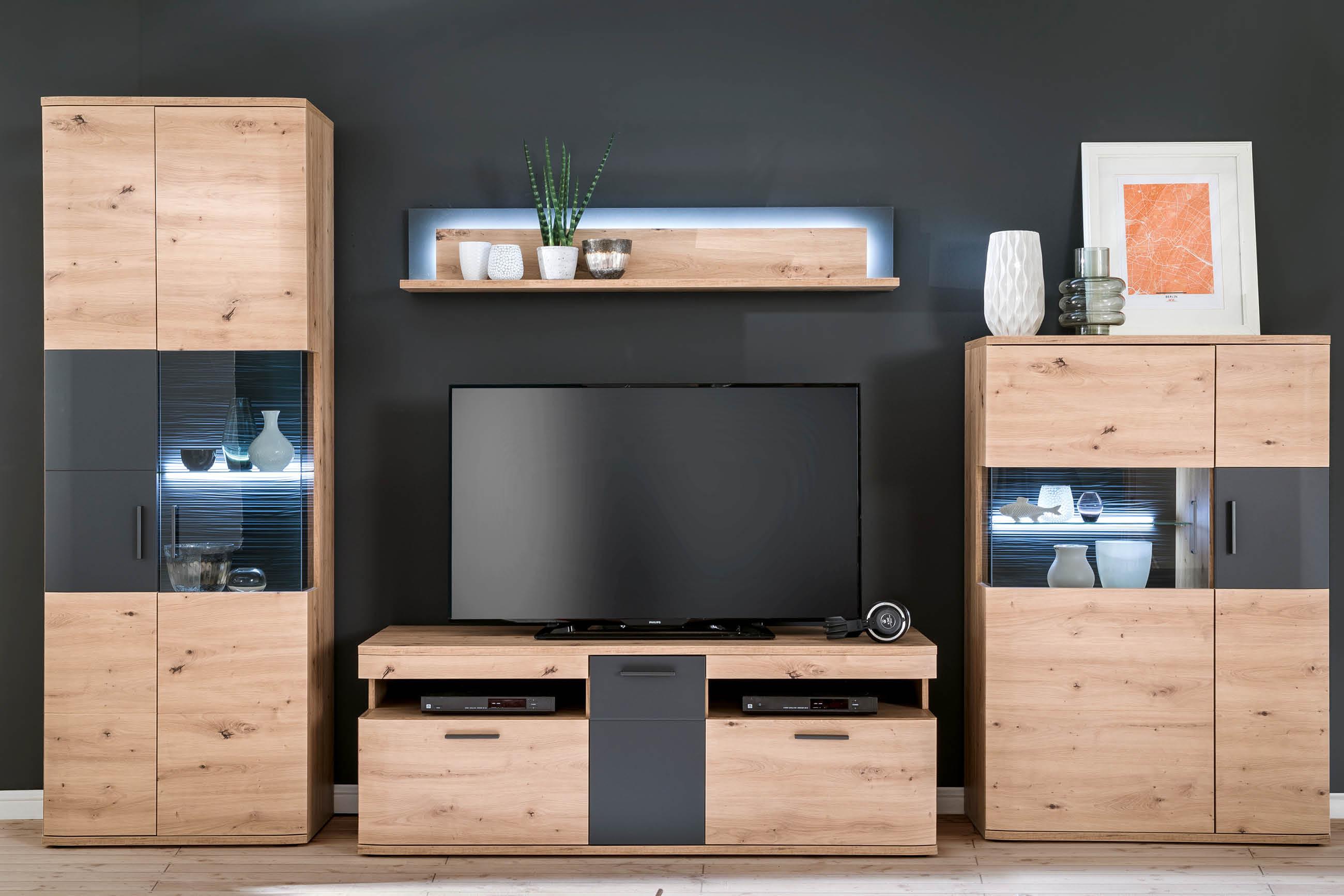 günstige Vitrinenschränke aus Holz kaufen