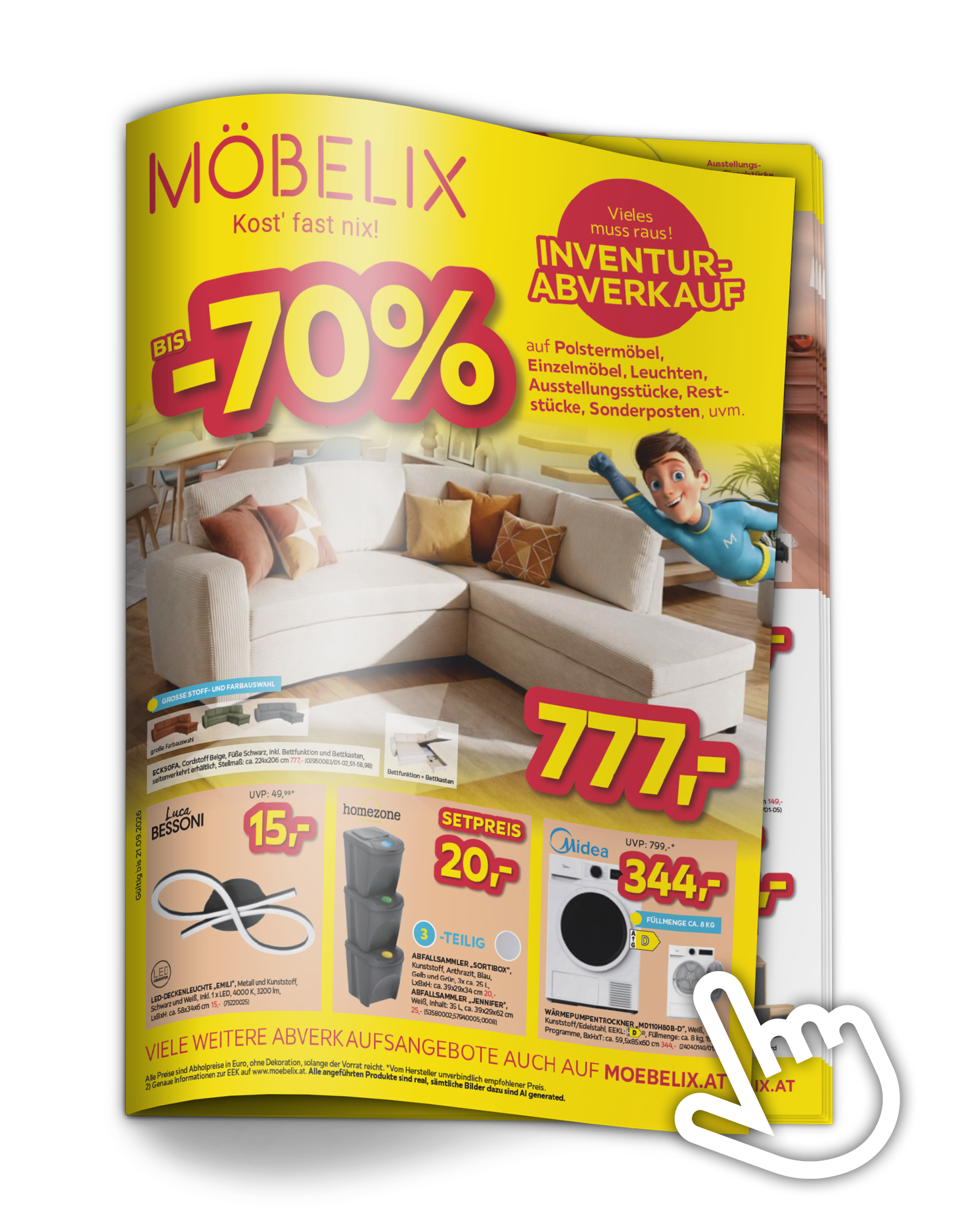 -70 % Inventurabverkauf Prospekt