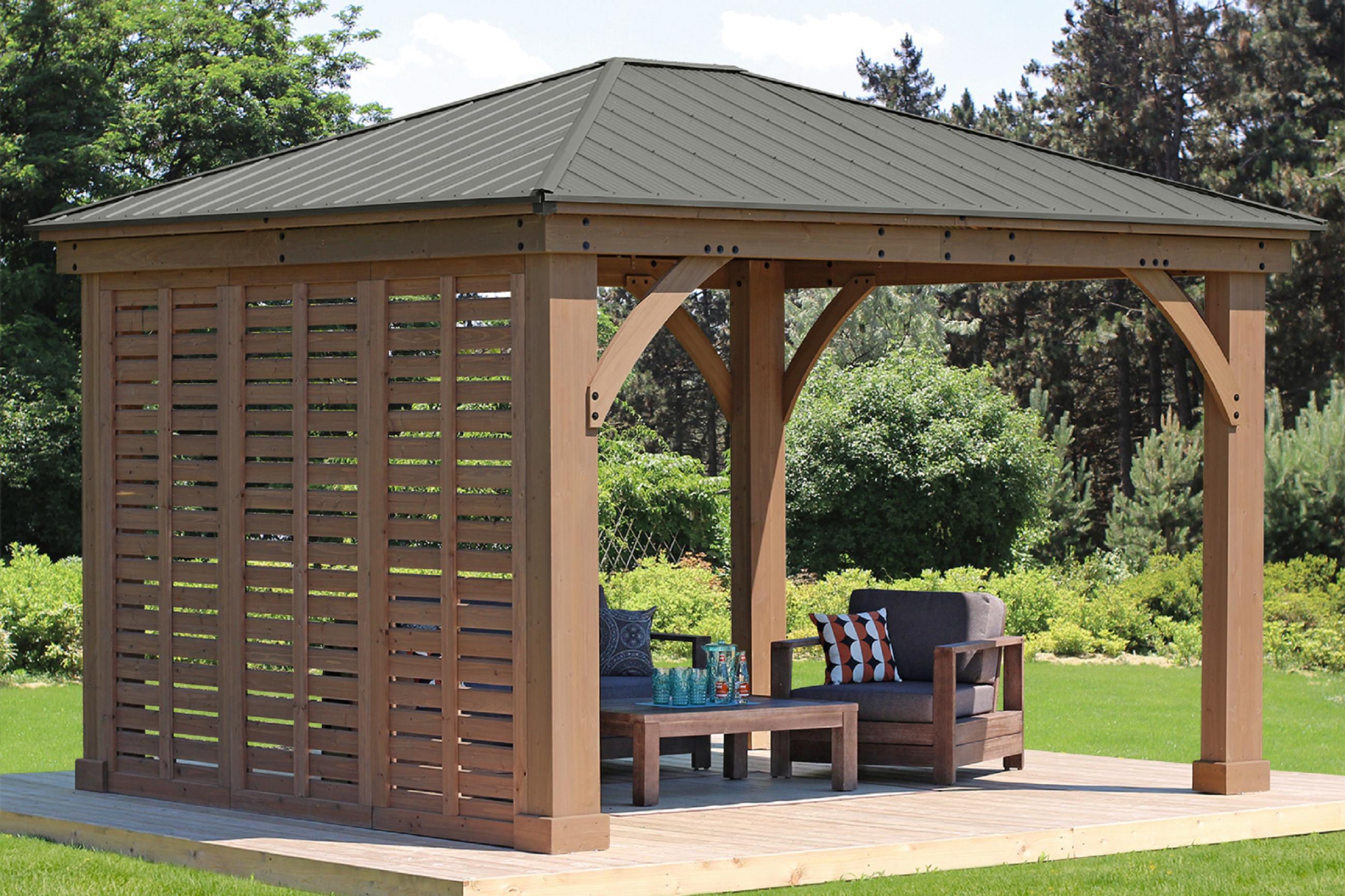 Günstiger Pavillon aus Zeder