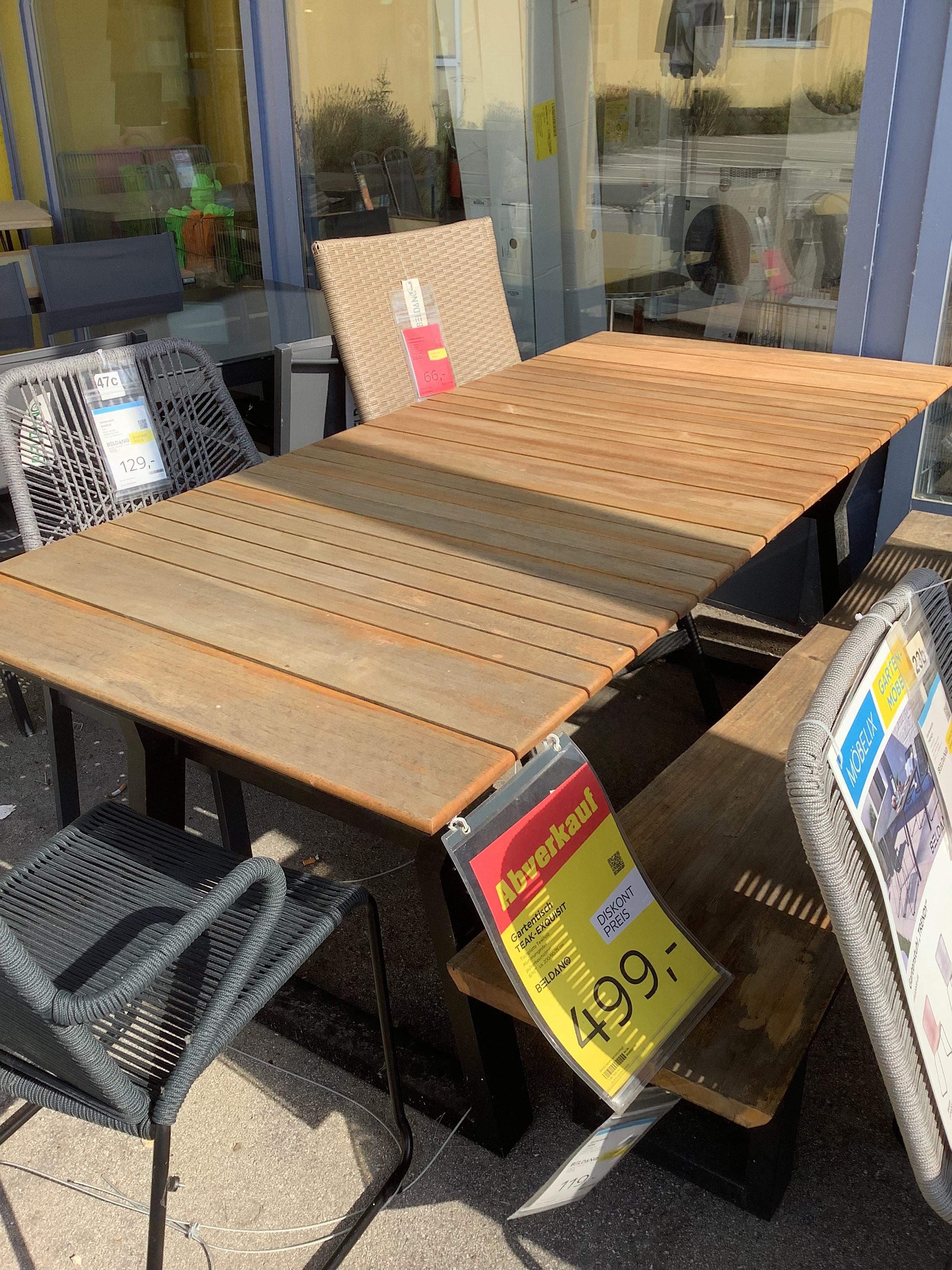 Gartentisch TEAK-Exquisit