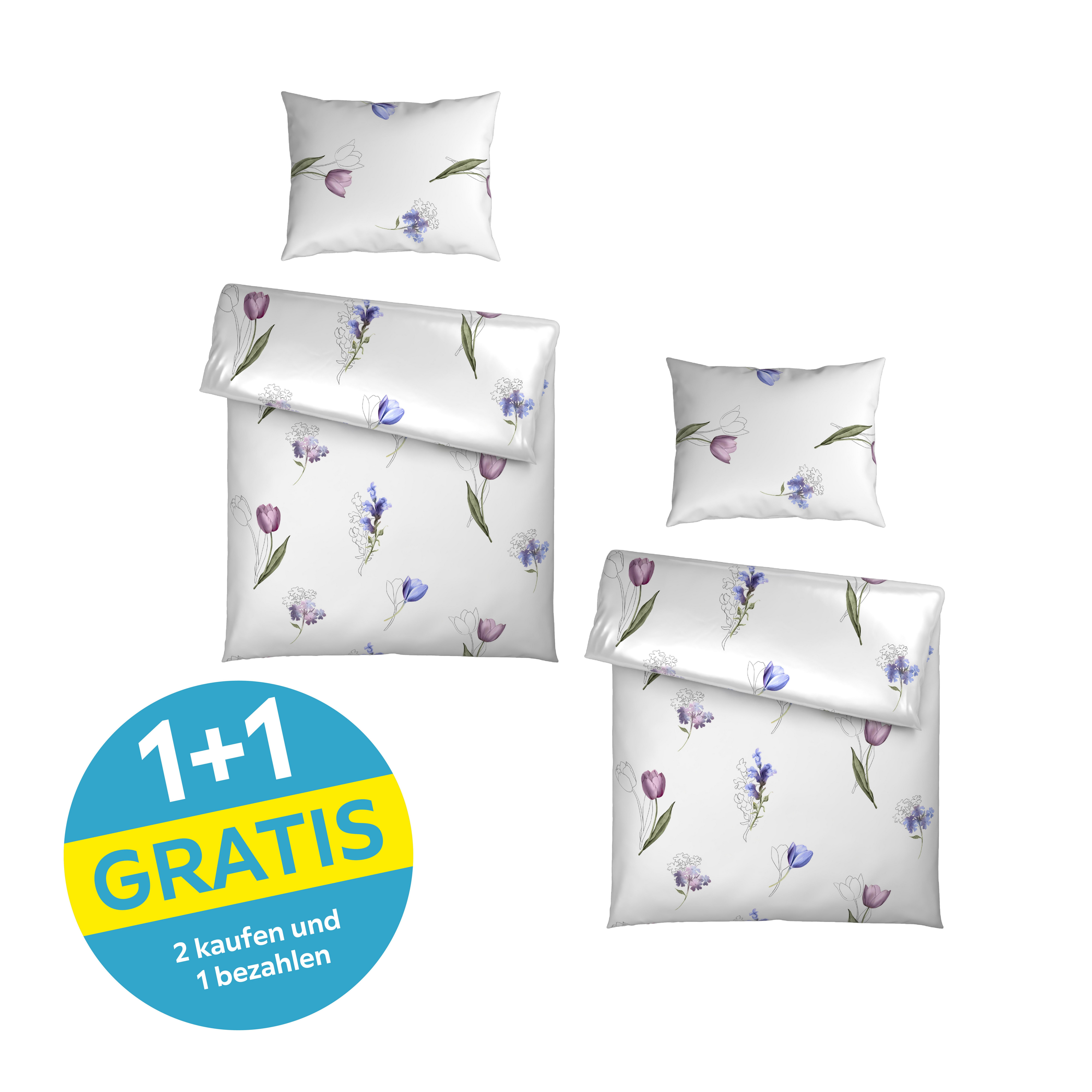 1+1 Gratis, 2 kaufen und 1 bezahlen