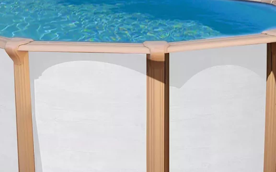 Poolrahmen aus WPC
