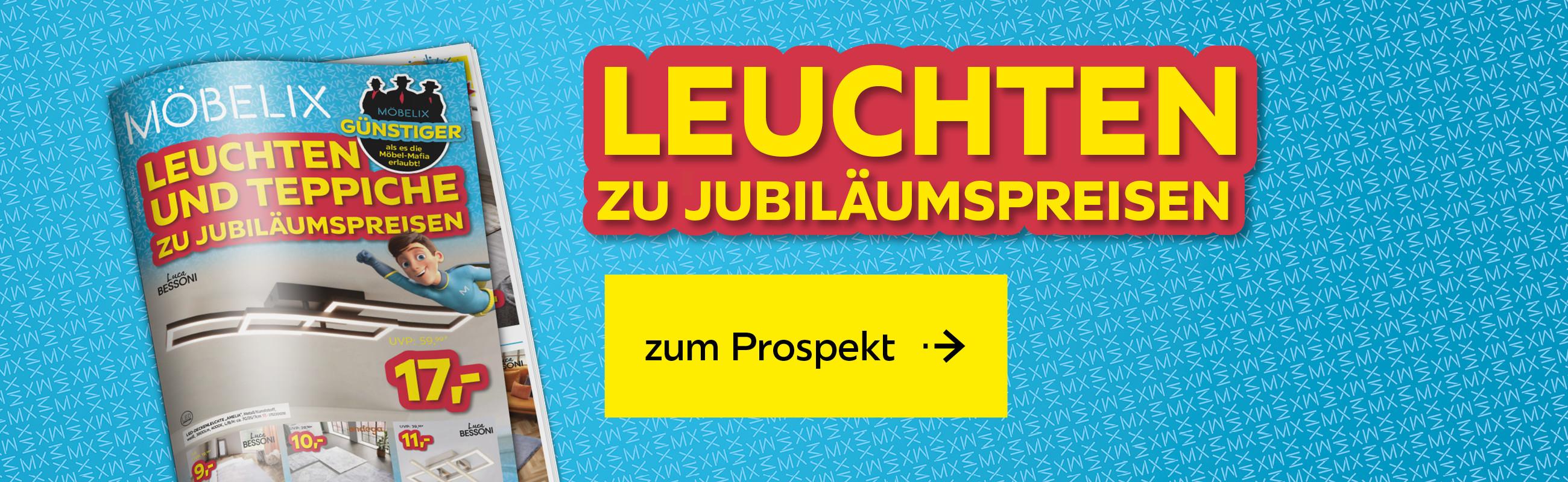 Leuchten zu Jubiläumspreisen - zum Prospekt