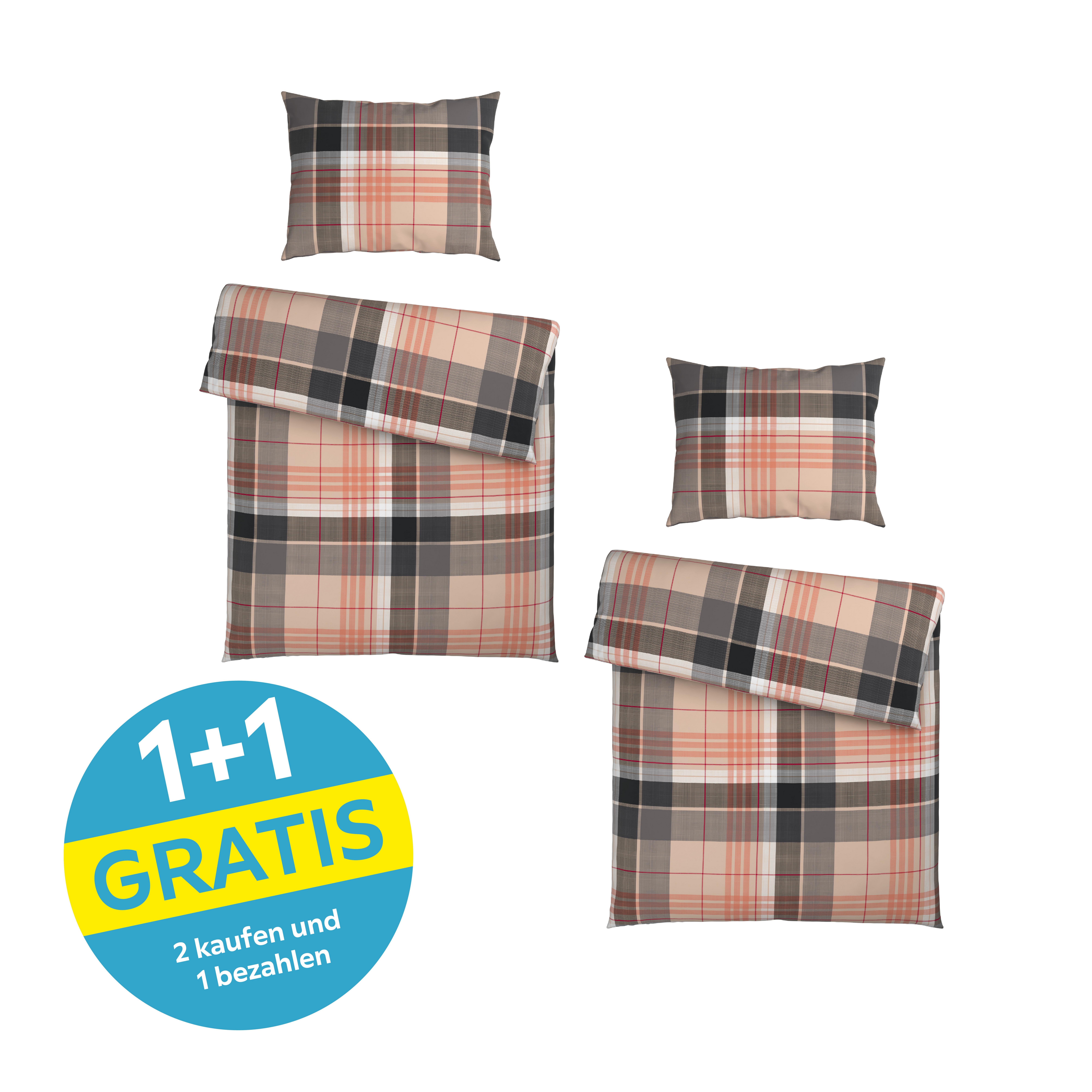 1+1 Gratis, 2 kaufen und 1 bezahlen