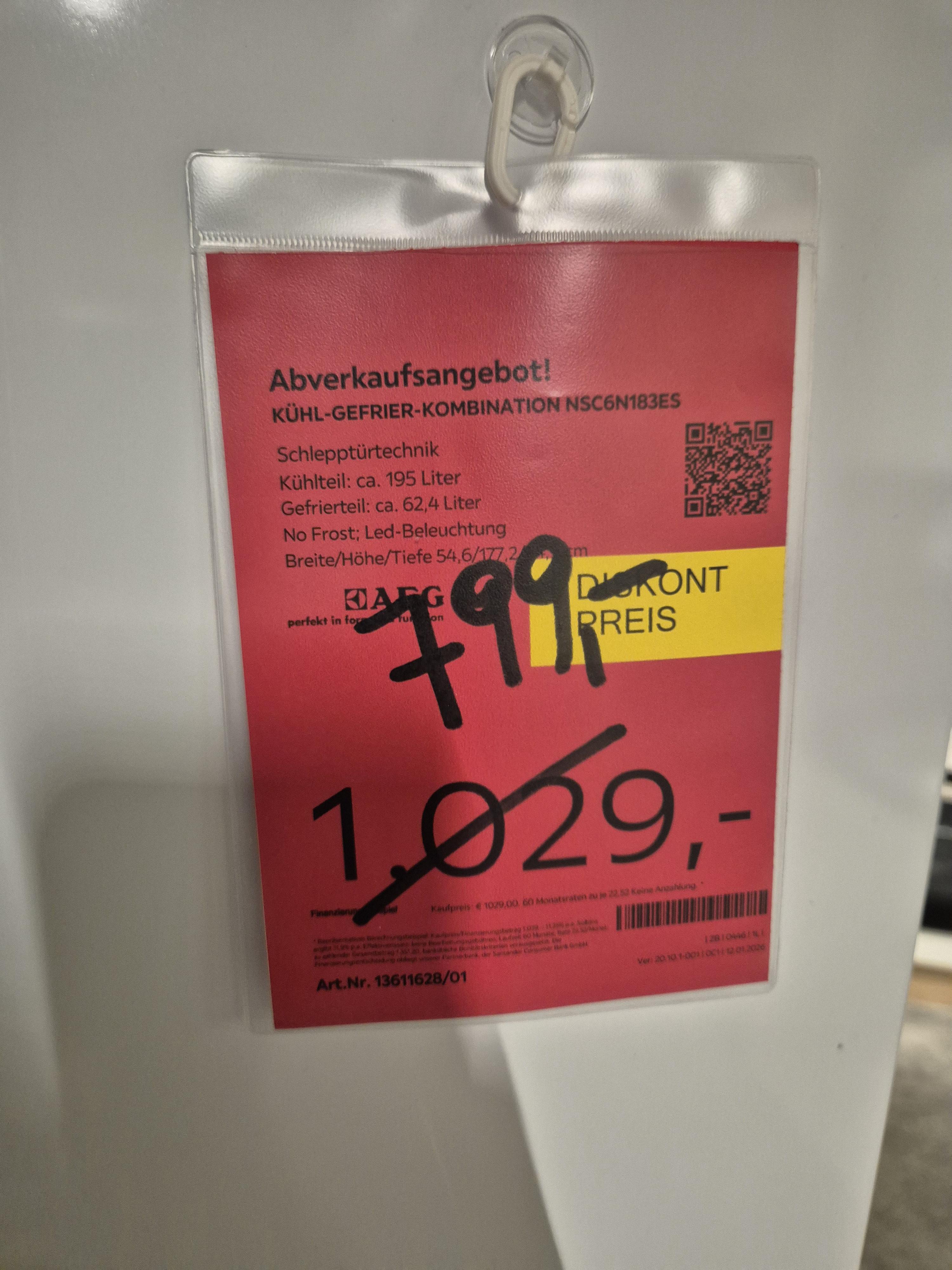 Kühl-Gefrier-Kombination - AEG