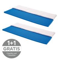 Topper Start 90x200cm Komfortschaum - Weiß, KONVENTIONELL, Textil (90/200cm) - Livetastic