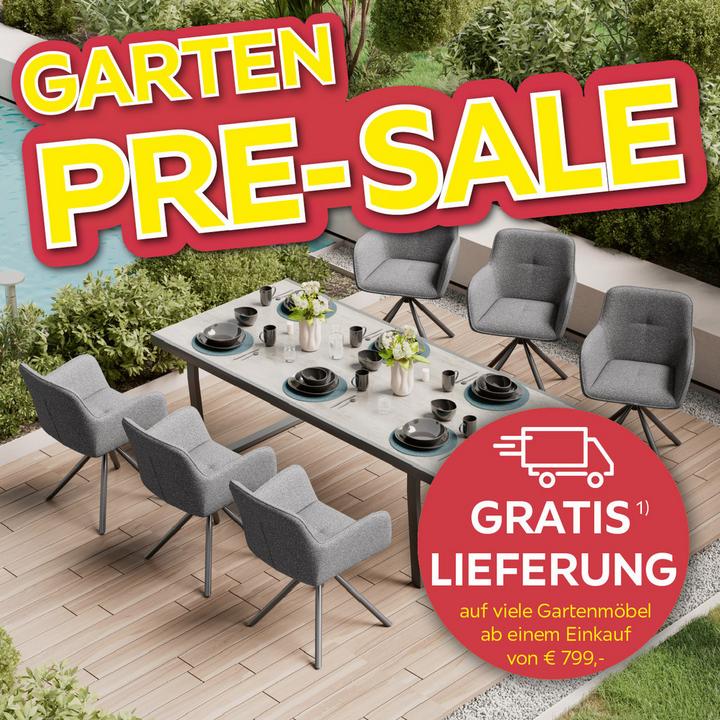 Garten Pre-Sale, Gratis Lieferung auf viele Gartenmöbel ab einem Einkaufswert 799€