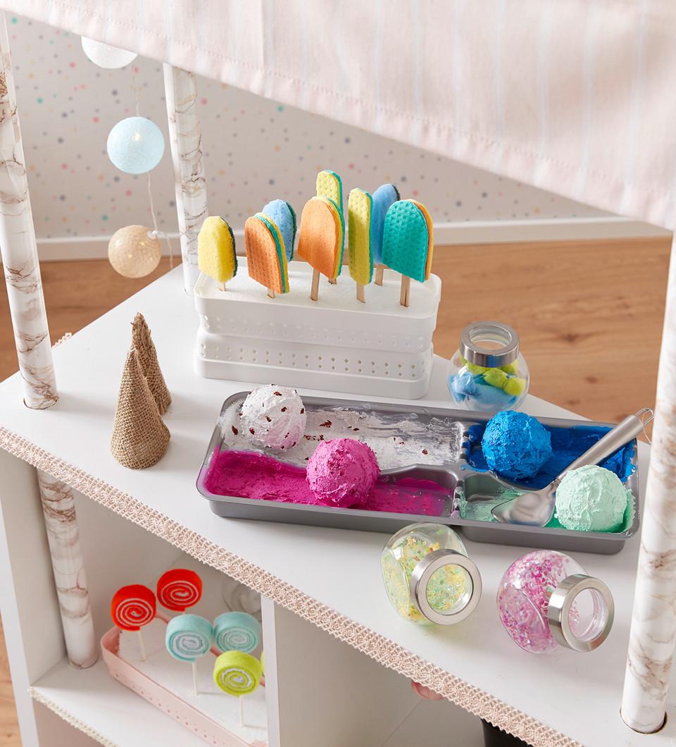 DIY cukrovinky a zmrzlina pre detskú zmrzlináreň
