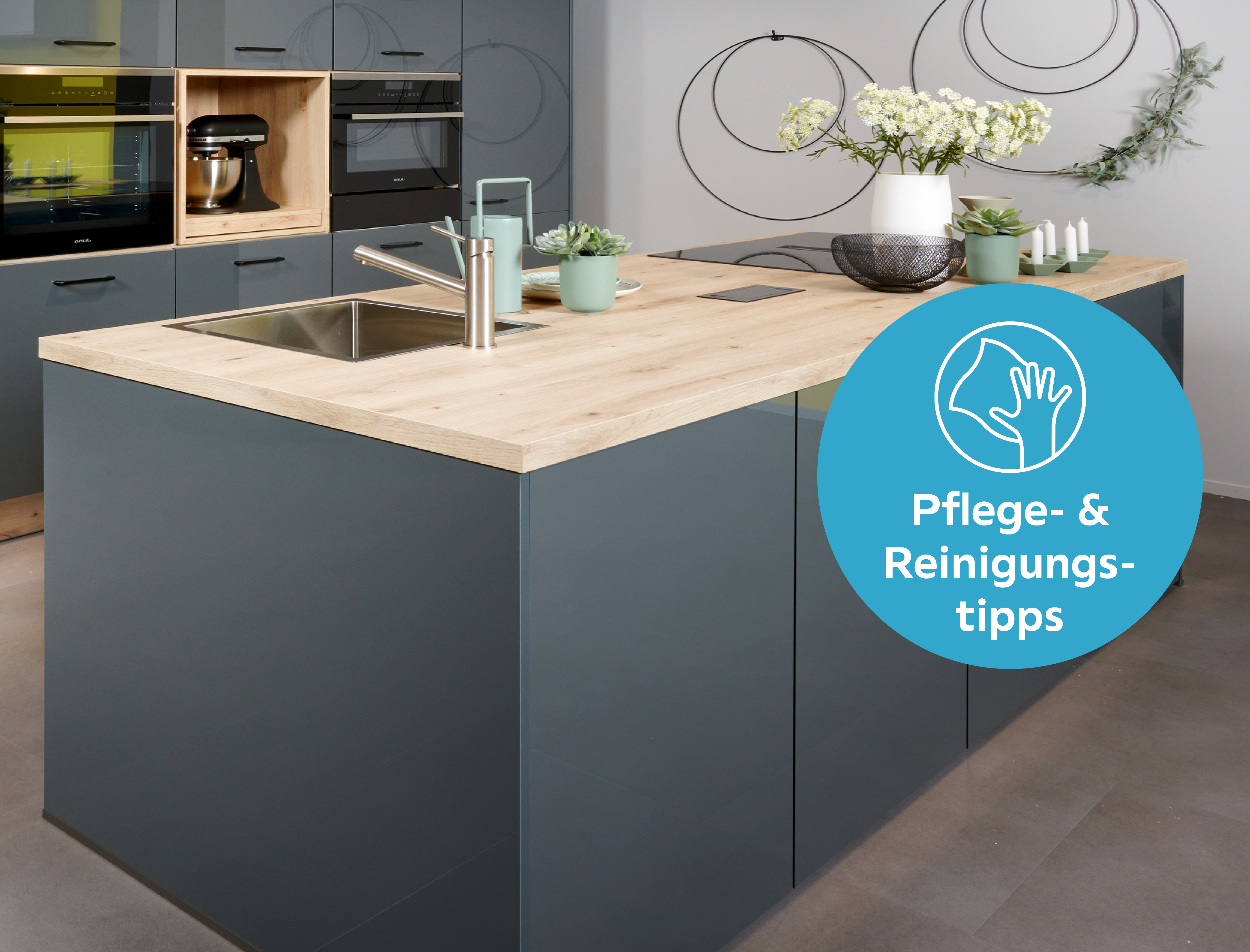 Pflegehinweise für Küchenarbeitsplatten