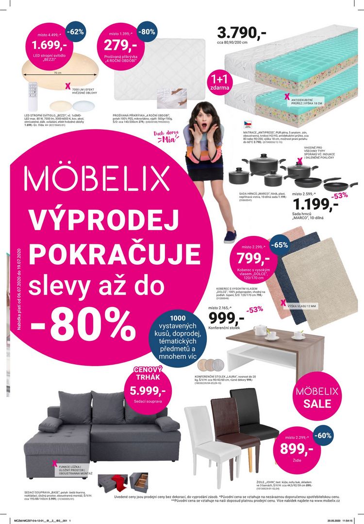 VÝPRODEJ POKRAČUJE slevy až do -80%