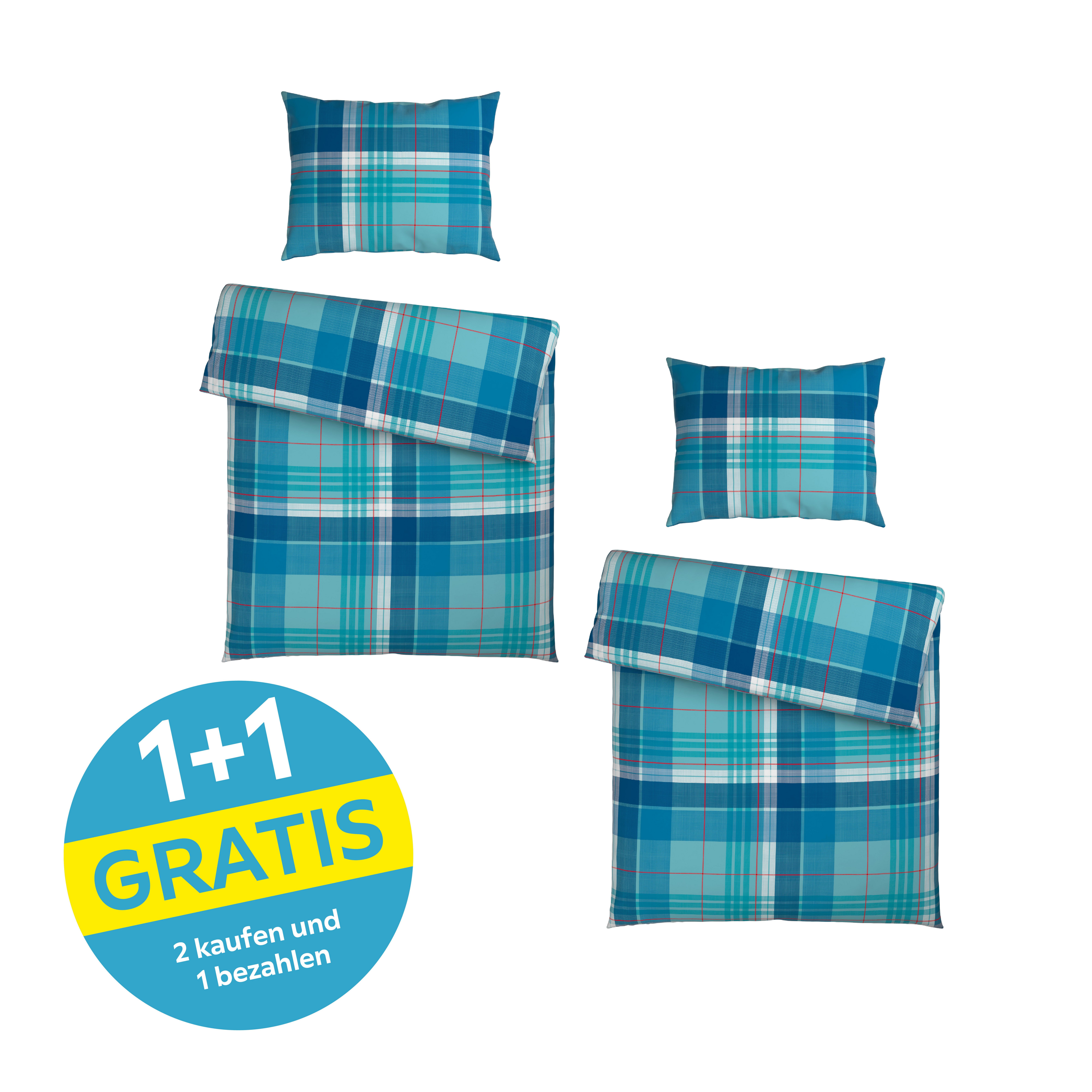 1+1 Gratis, 2 kaufen und 1 bezahlen