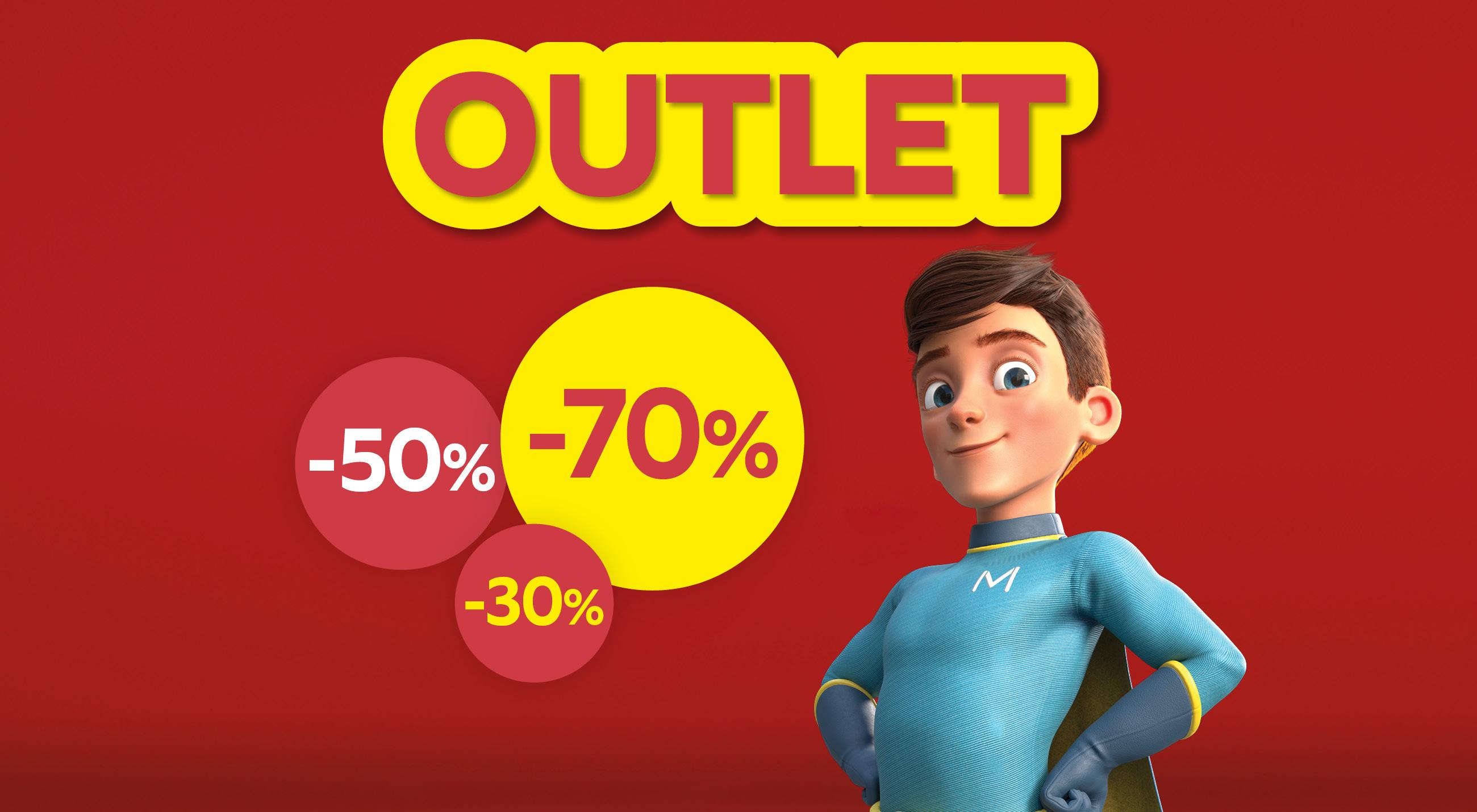 Outlet, -70%, -30%, -50%