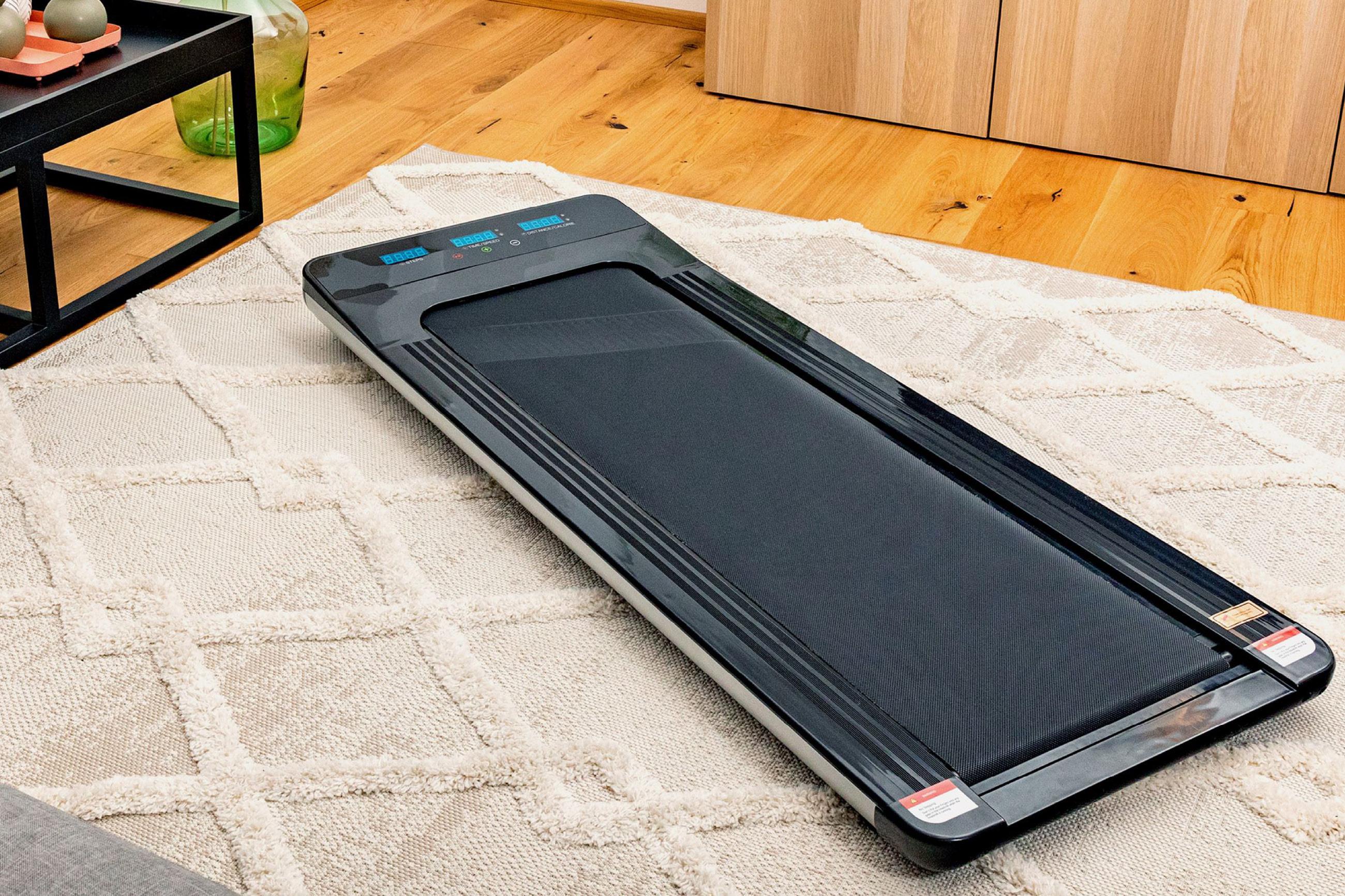 Laufband mit LED-Display in Schwarz