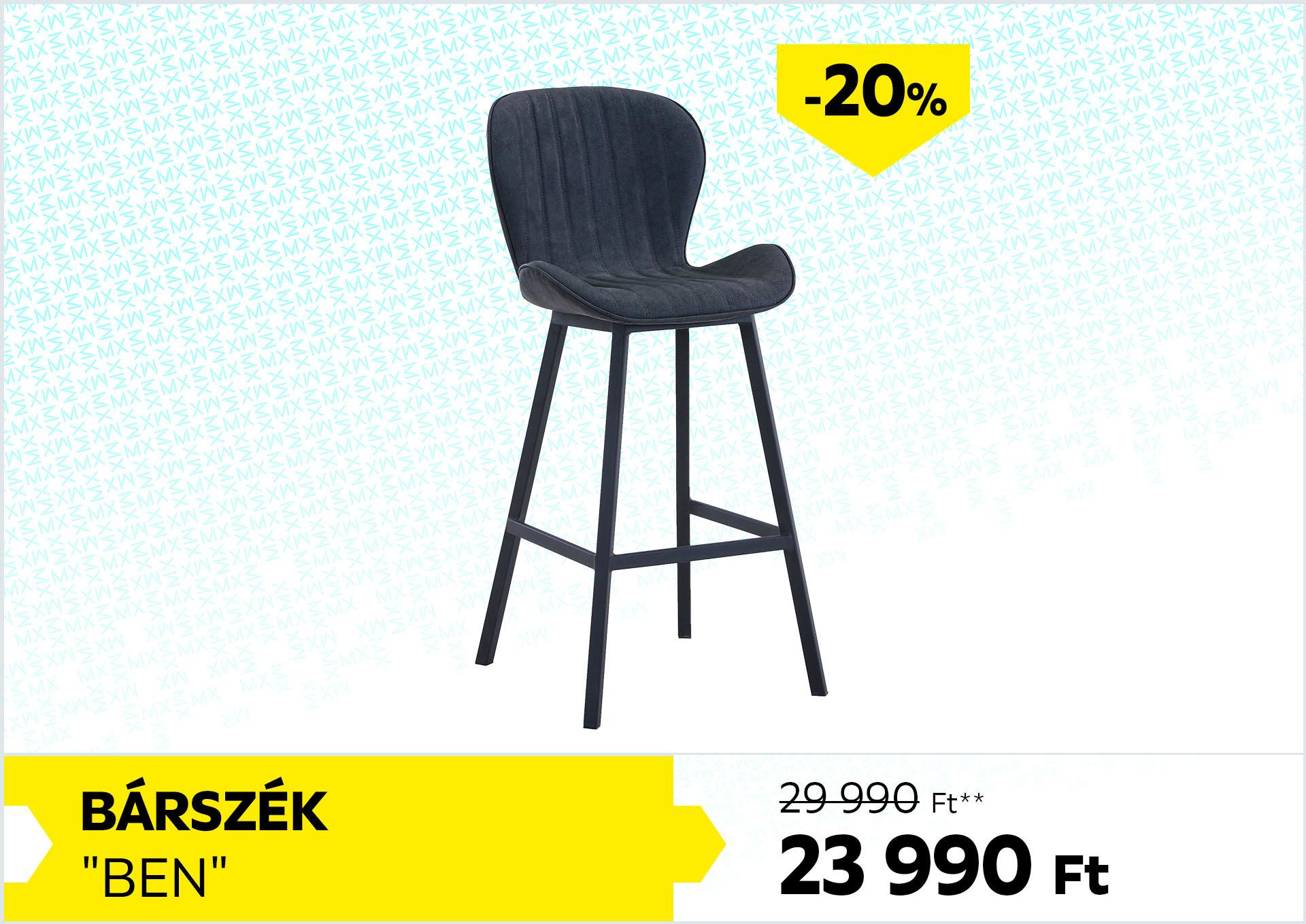 BÁRSZÉK  BEN 29990Forint helyett 23990Forint kedvezmény mértéke 20%