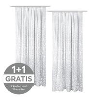 FERTIGVORHANG ANITA - Weiß, MODERN, Textil (135/245cm) - Luca Bessoni
