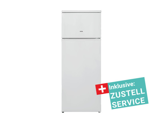 Kühl-Gefrier-Kombination K-D021W Weiß Zustellung - Weiß, Basics (54/144/57cm) - Vestel Kühl-Gefrier-Kombination K-D021W Weiß Zustellung - Weiß, Basics (54/144/57cm) - Vestel