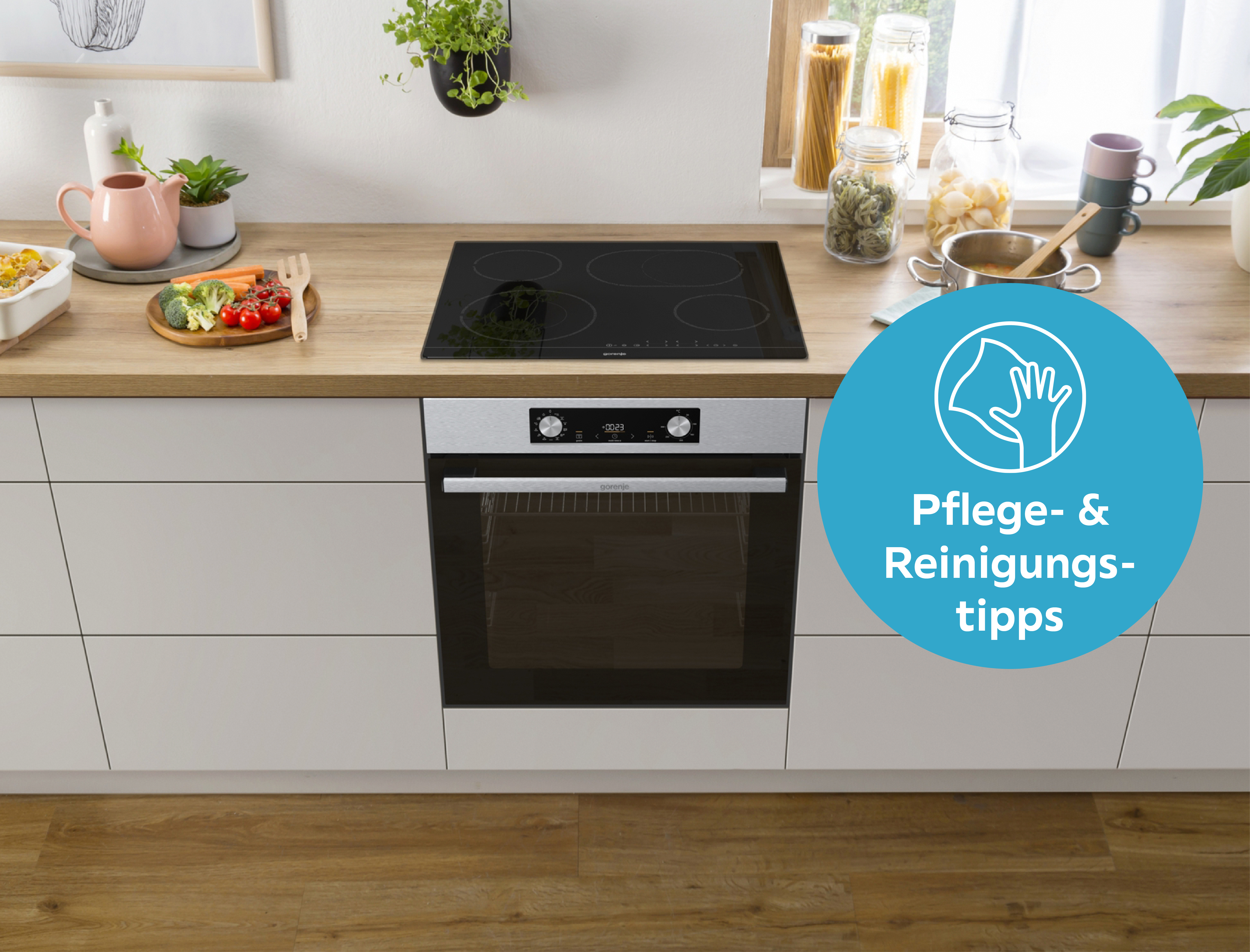 Pflege von Kochfeldern und Backöfen