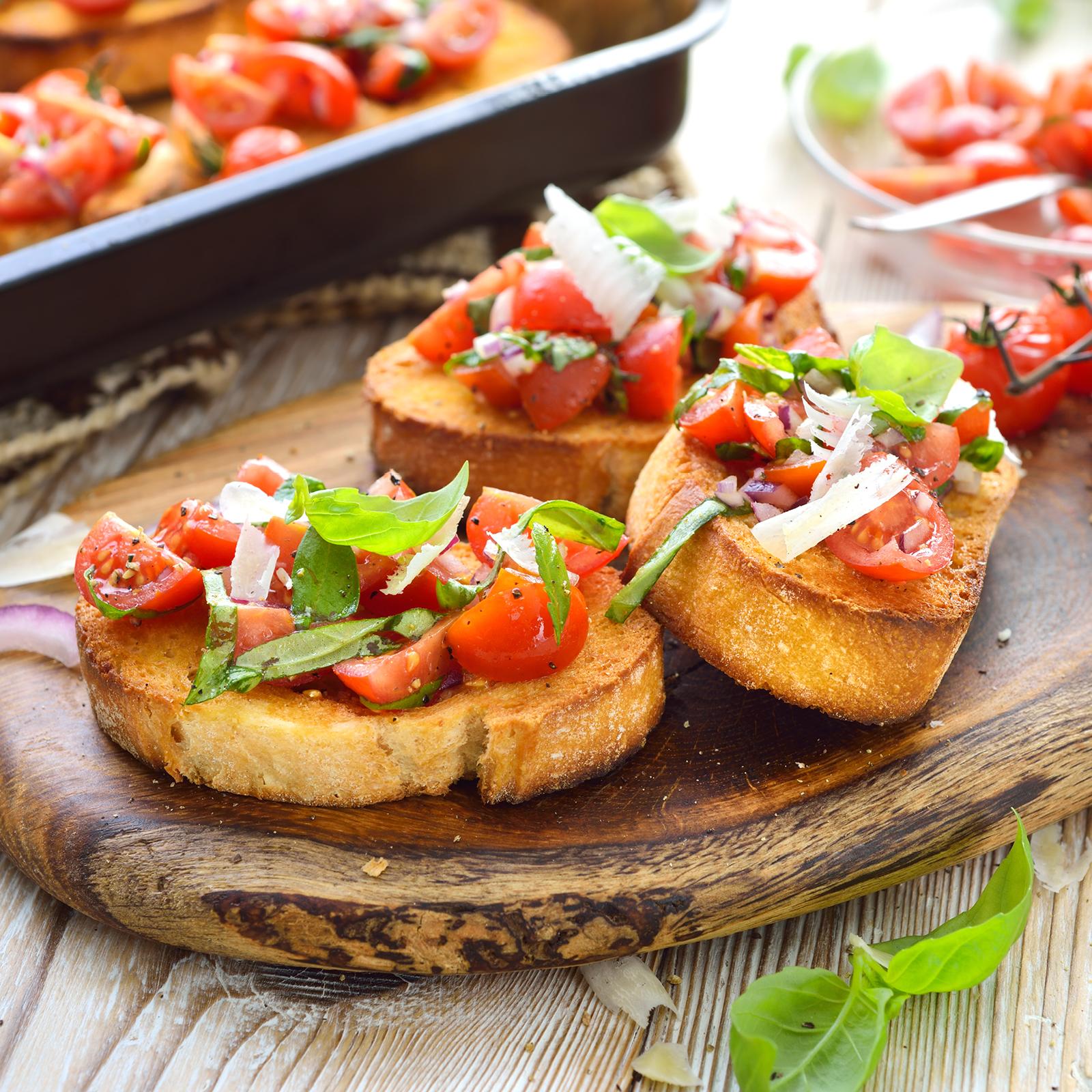 bruschetta, oblíbená italská chuťovka