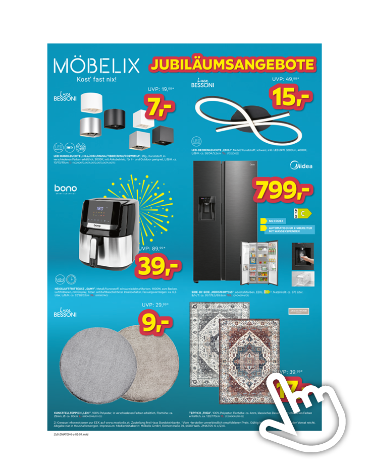 Jubiläumsangebote Prospekt