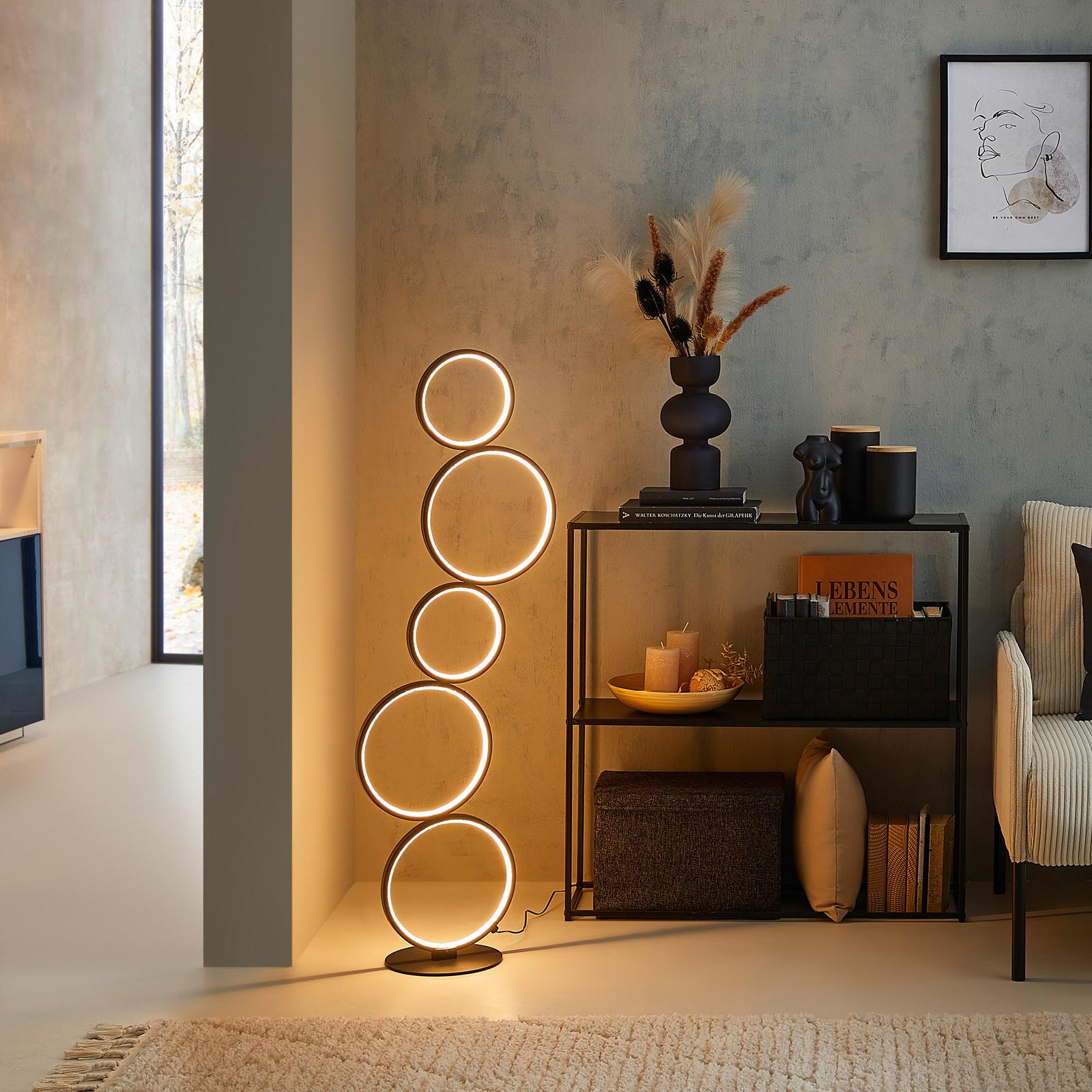 designová LED stojící lampa Javier