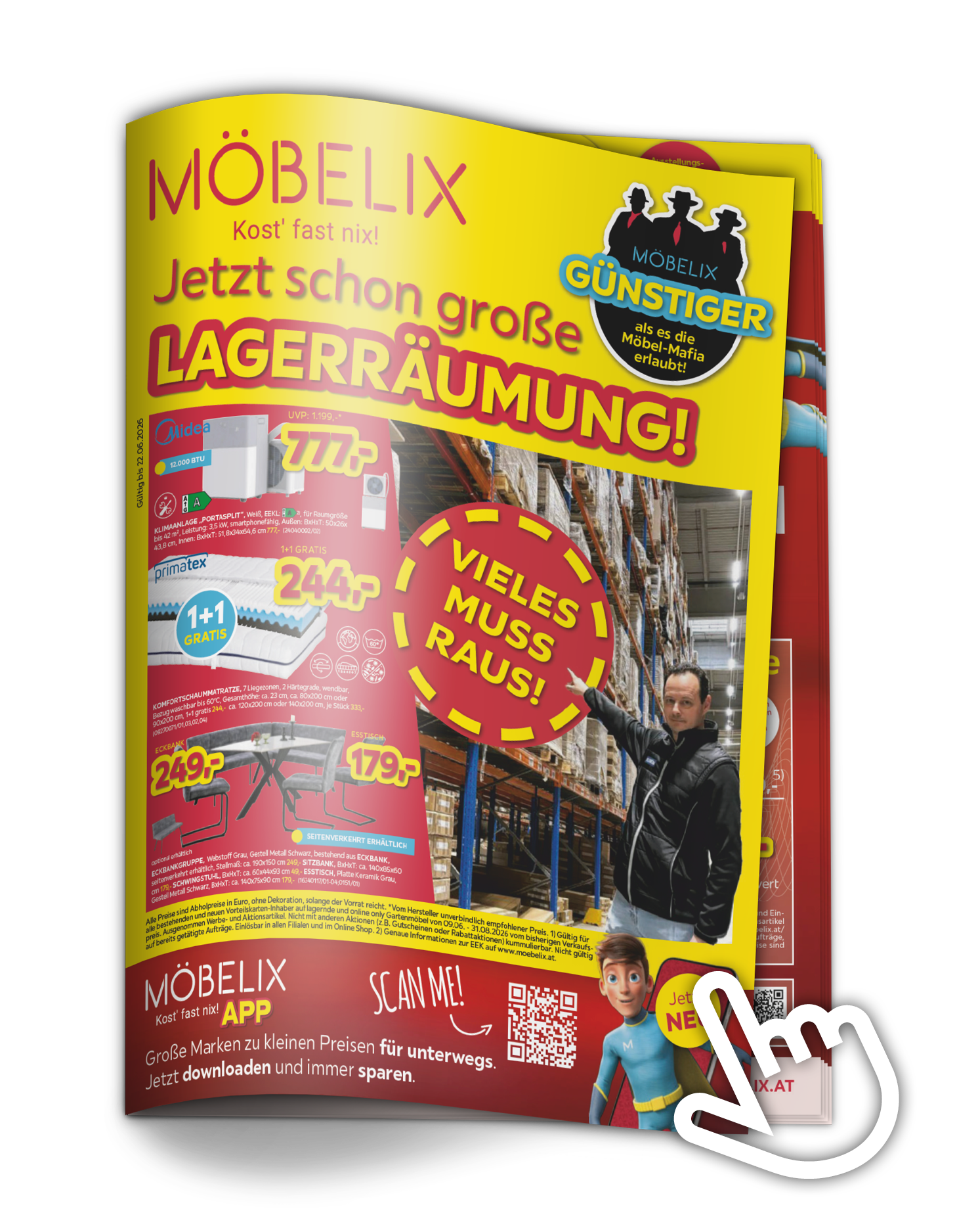 Jetzt schon große Lagerraeumung Prospekt