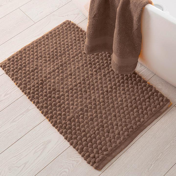 Hnědé koupelnové předložky