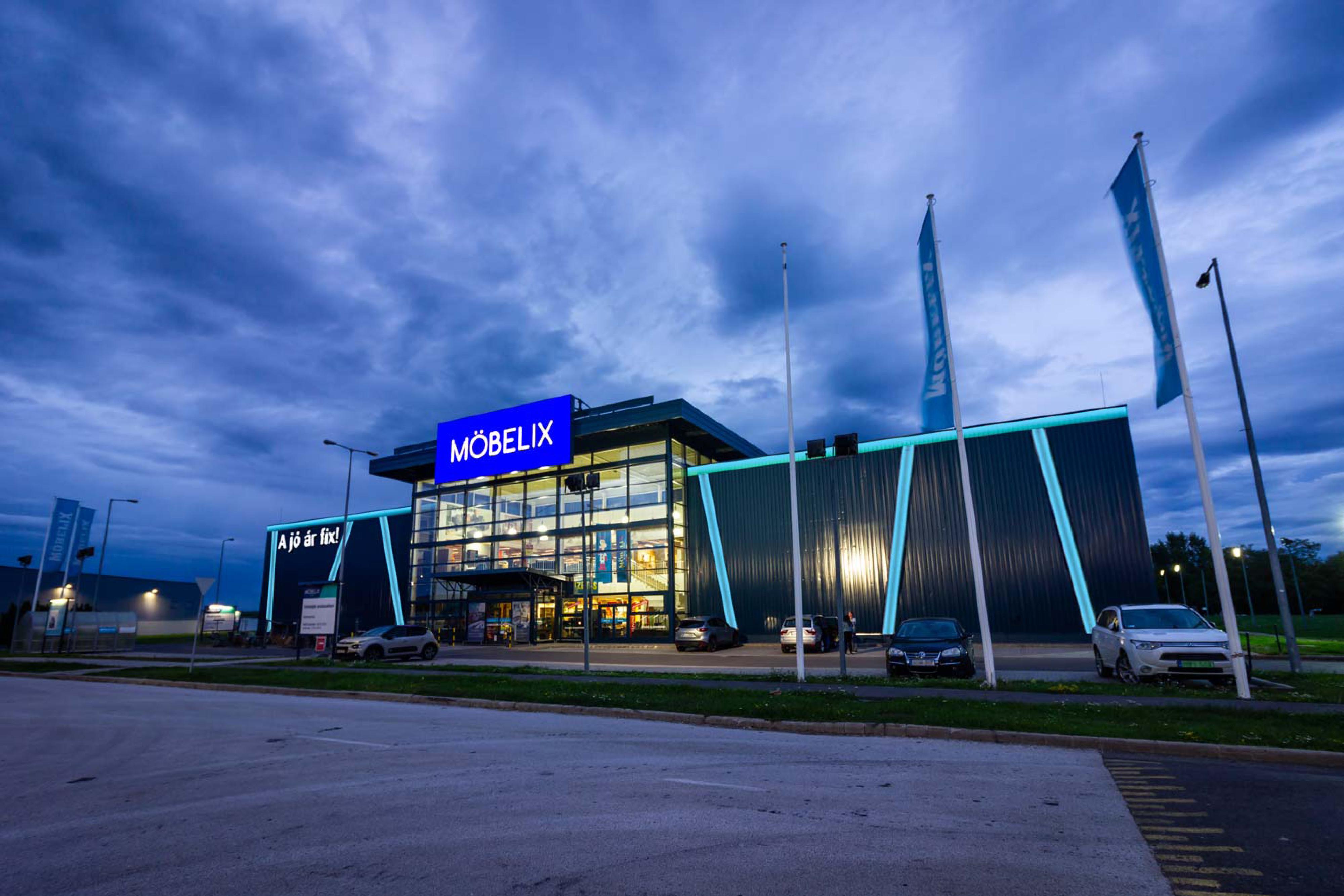 Látványkép, Möbelix Miskolc