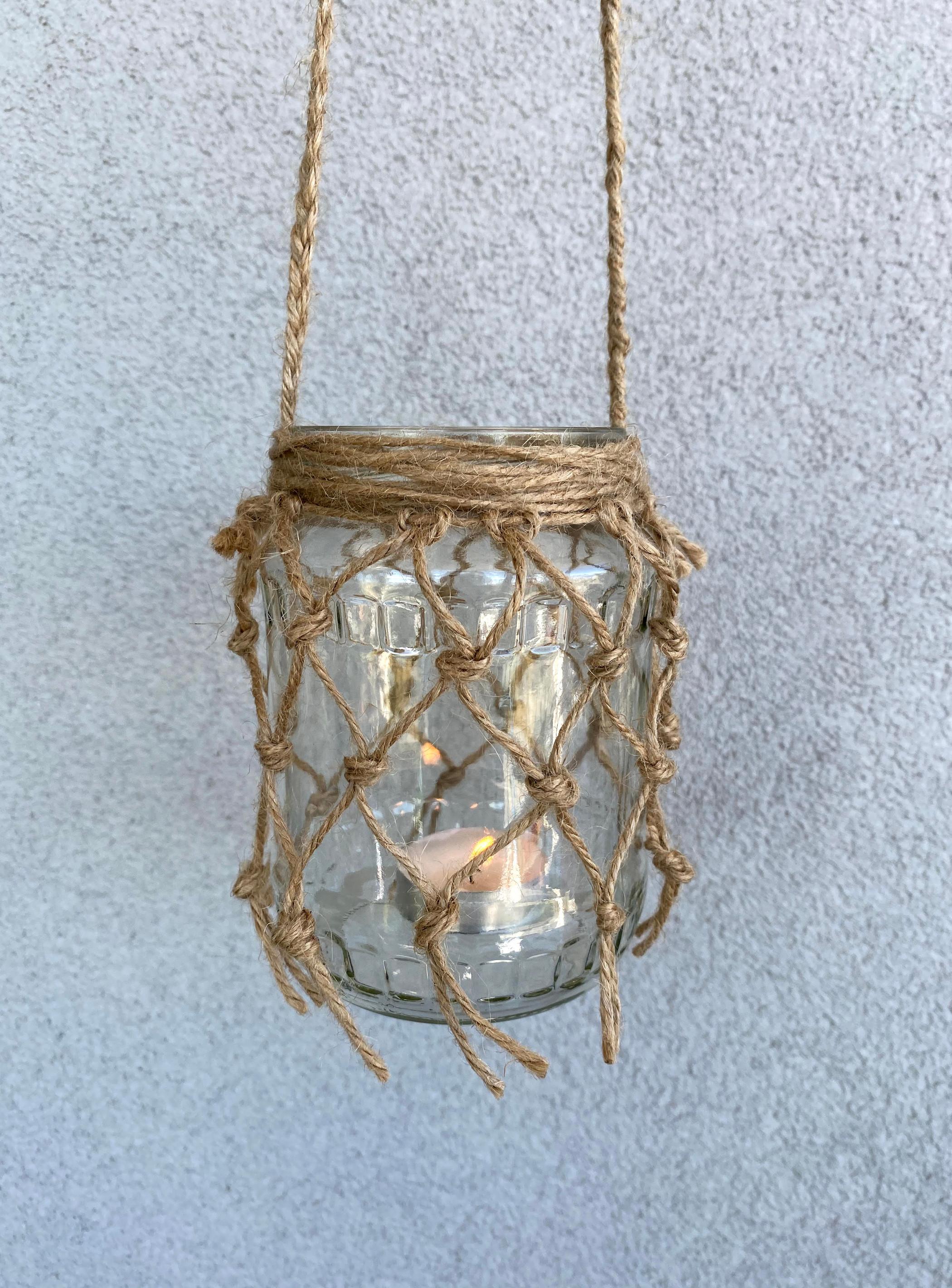 DIY lampáš sa zaváracie poháre