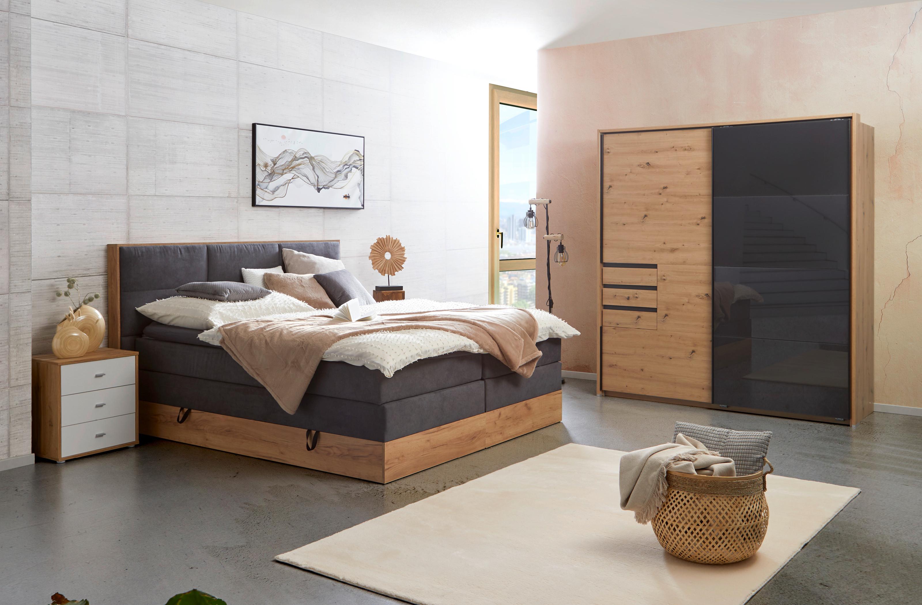 luxusná boxspring posteľ s úložný priestorom