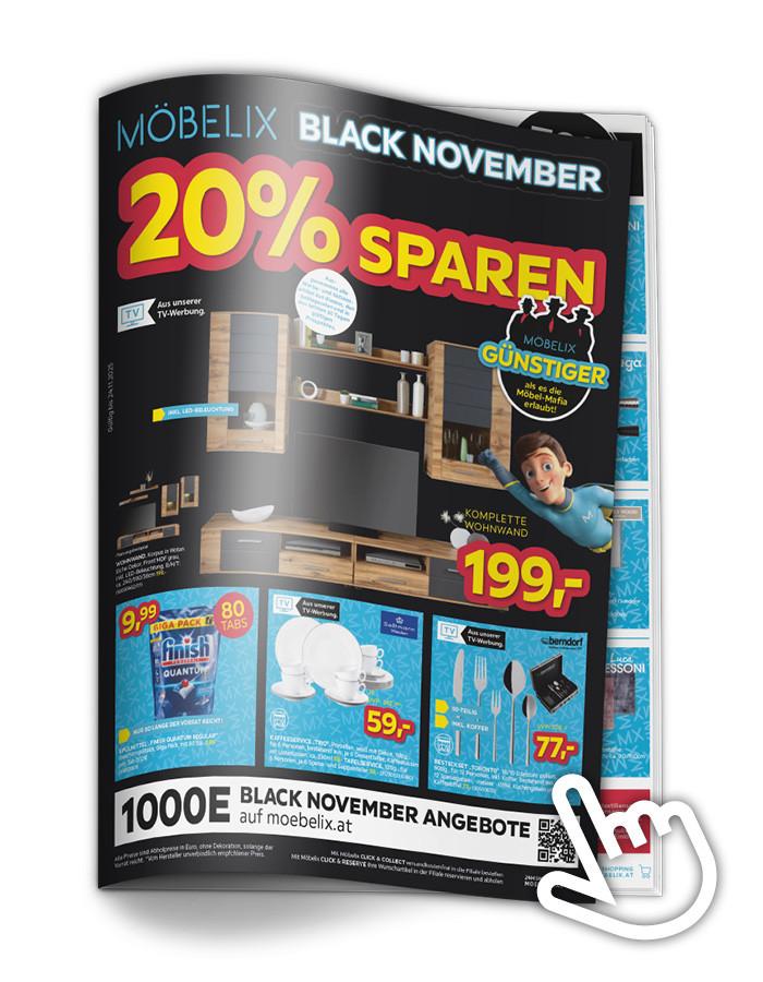 Black November 20 % sparen Prospekt