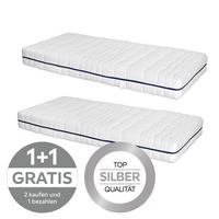 Komfortschaummatratze Silvy 90x200cm mittelfest - Weiß, Basics (90/200cm) - Primatex