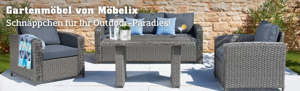 gartenmobel schnappchen, gartenmöbel zum wohlfühlen möbelix, Design ideen