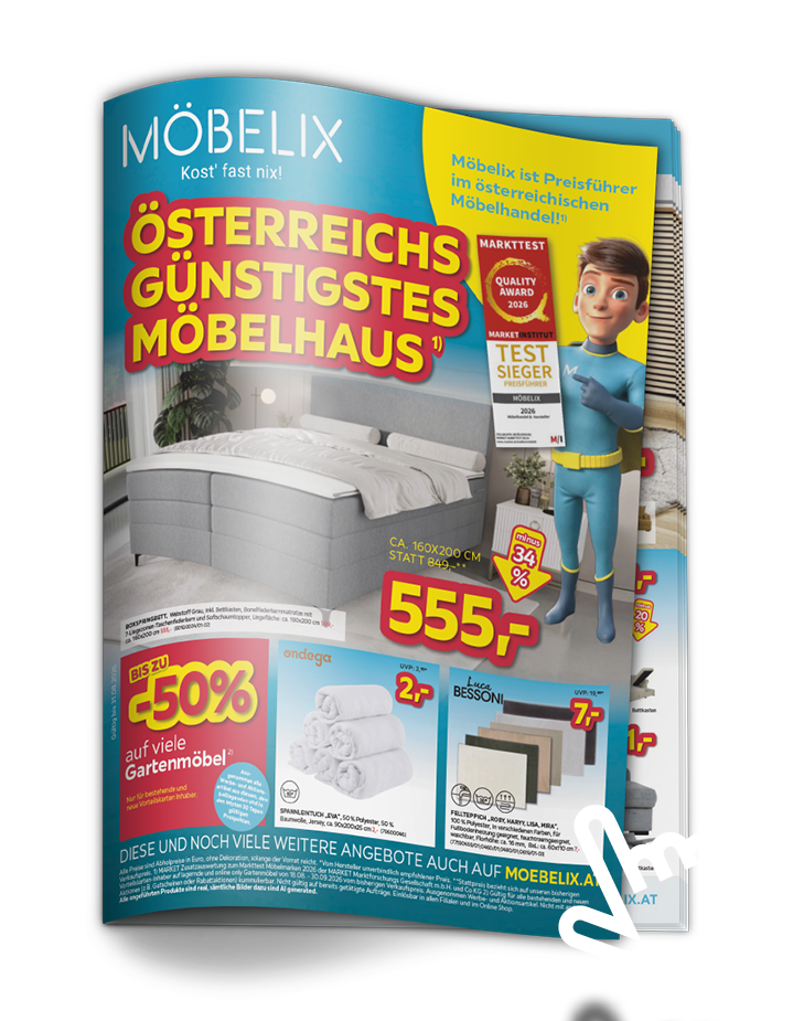 oesterreichs guenstigstes Moebelhaus Prospekt