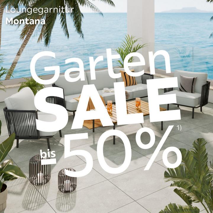 Garten SALE bis -50%, Loungegarnitur Montana