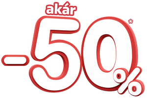 akár 50 százalék